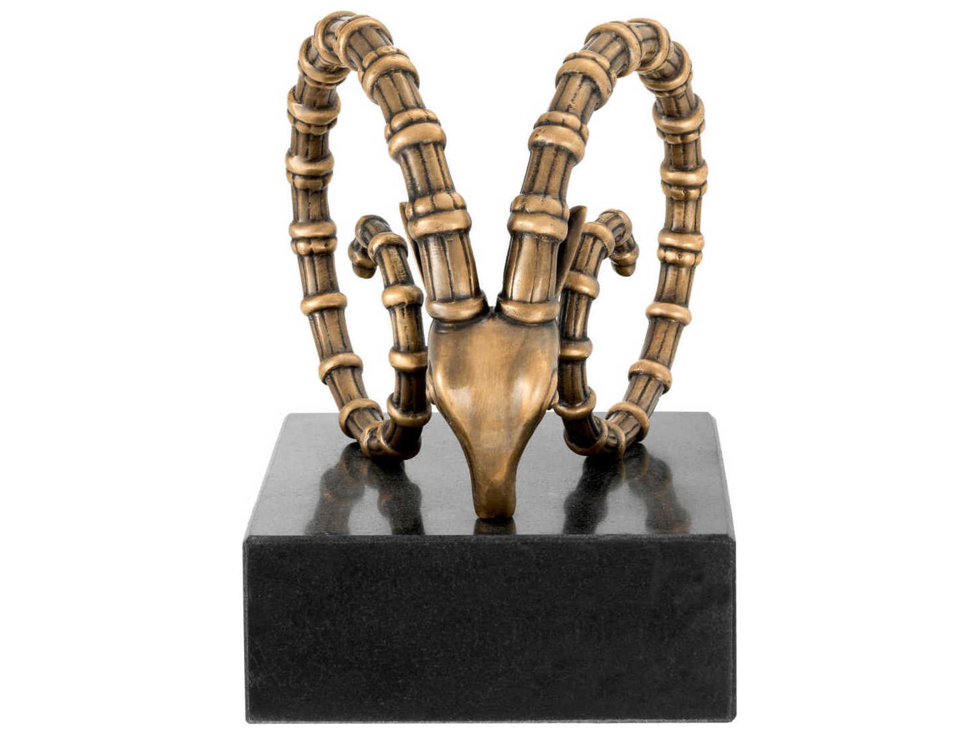 Eichholtz Ibex Vintage Brass Set of 2 Bookend