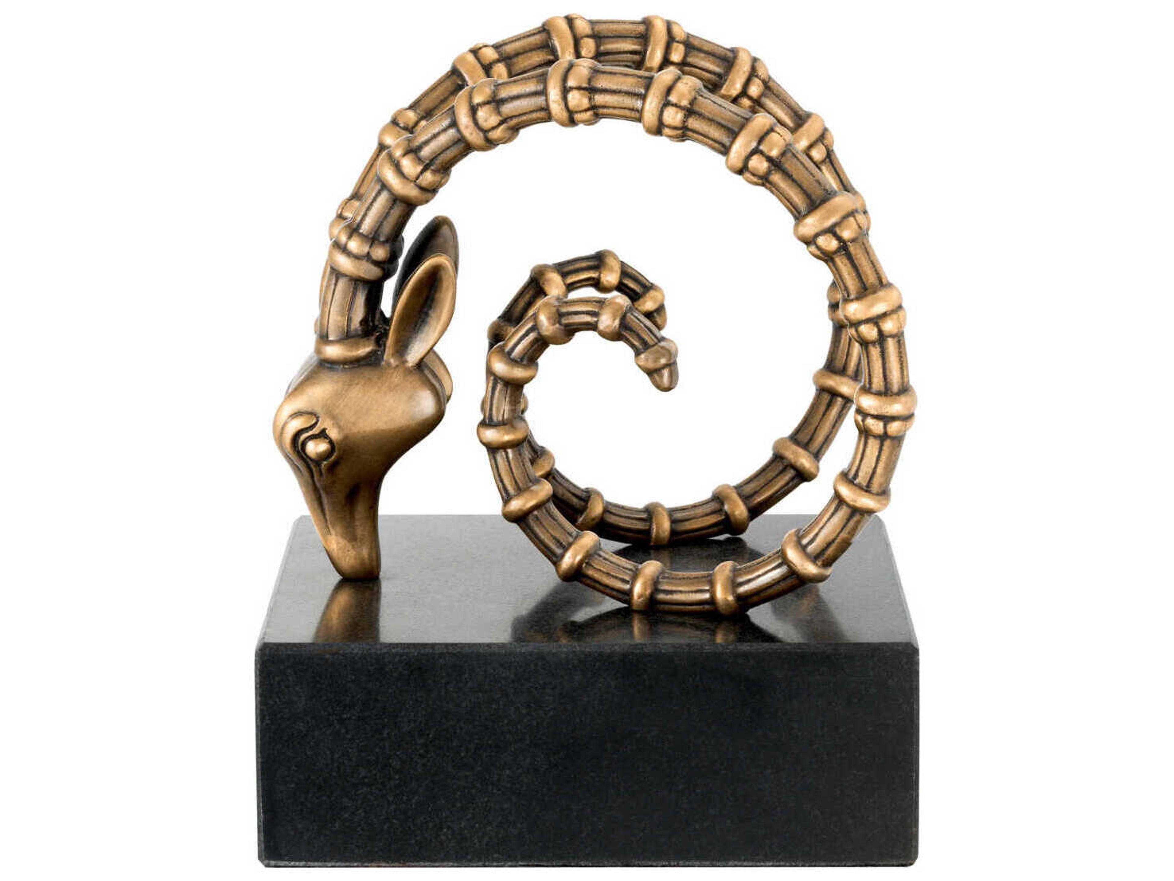 Eichholtz Ibex Vintage Brass Set of 2 Bookend