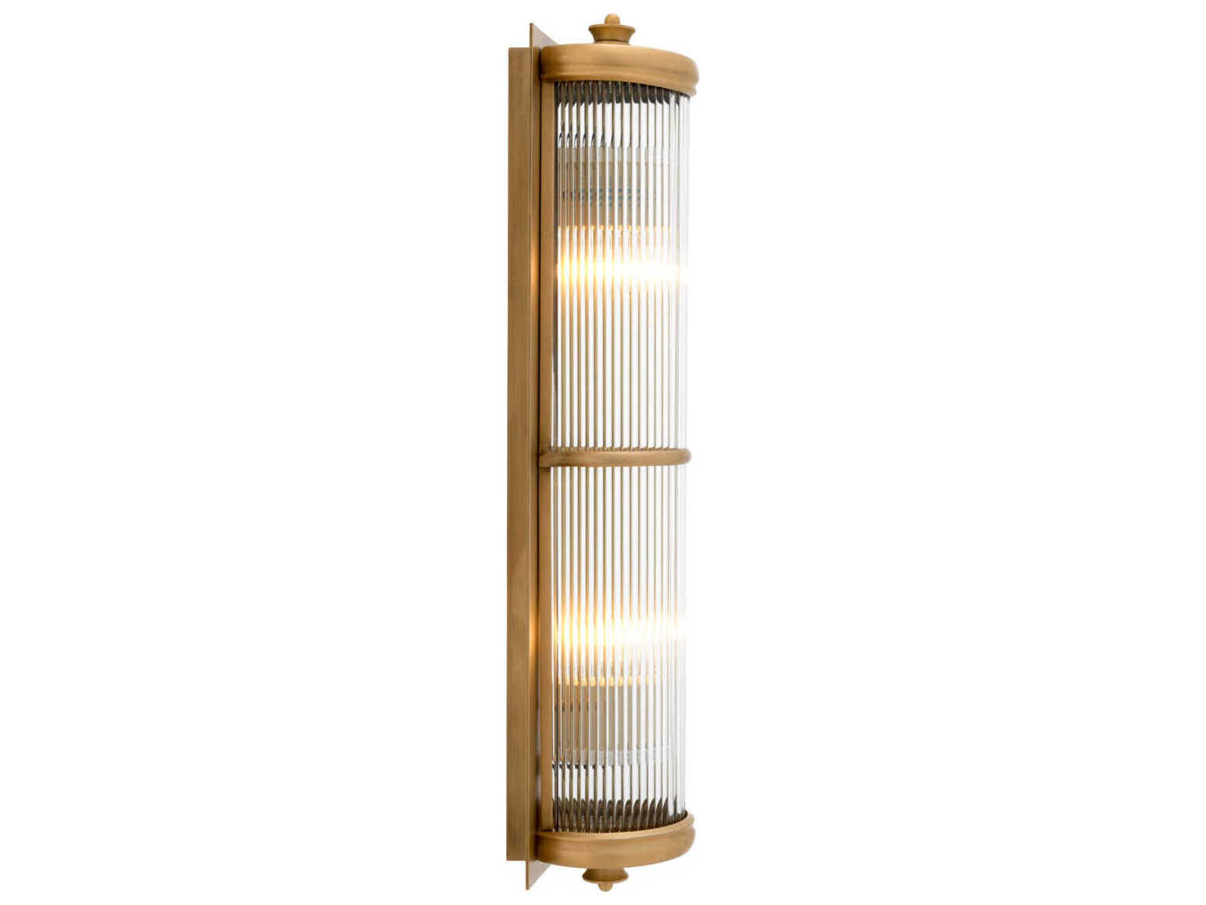 Eichholtz Glorious Xl Matte Brass Wall Lamp