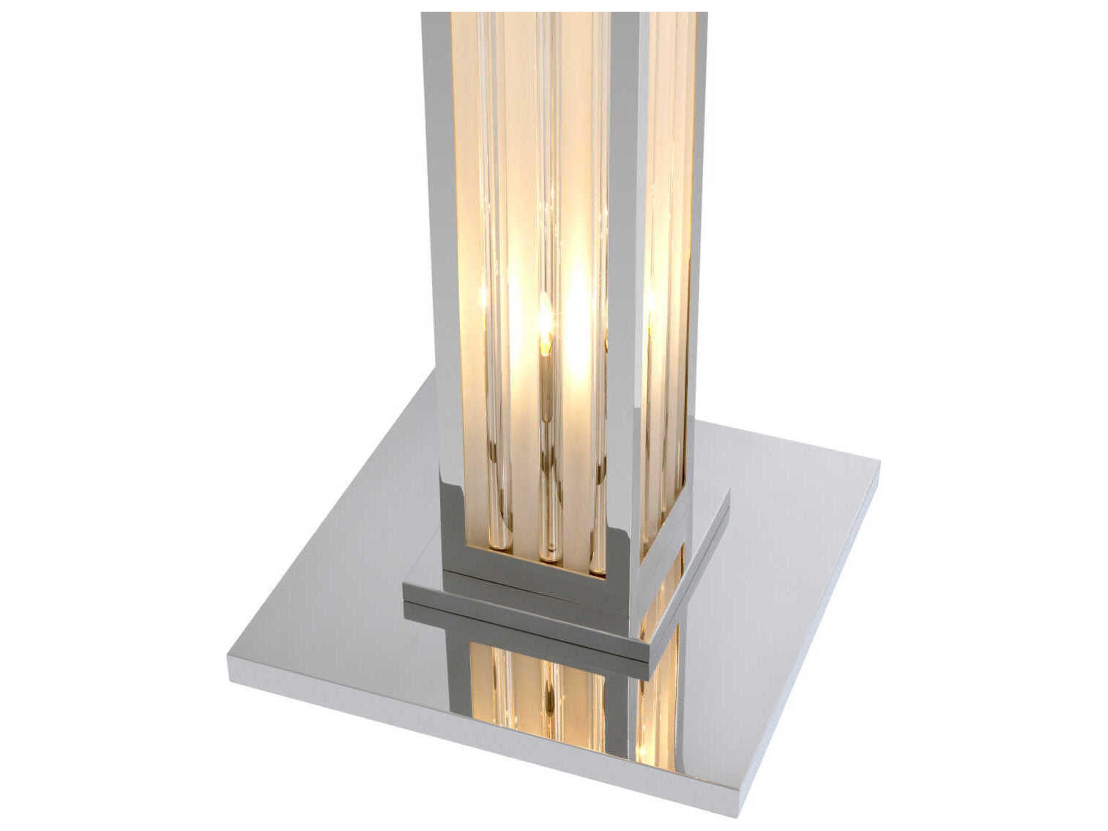 Eichholtz Dorrell Nickel Floor Lamp