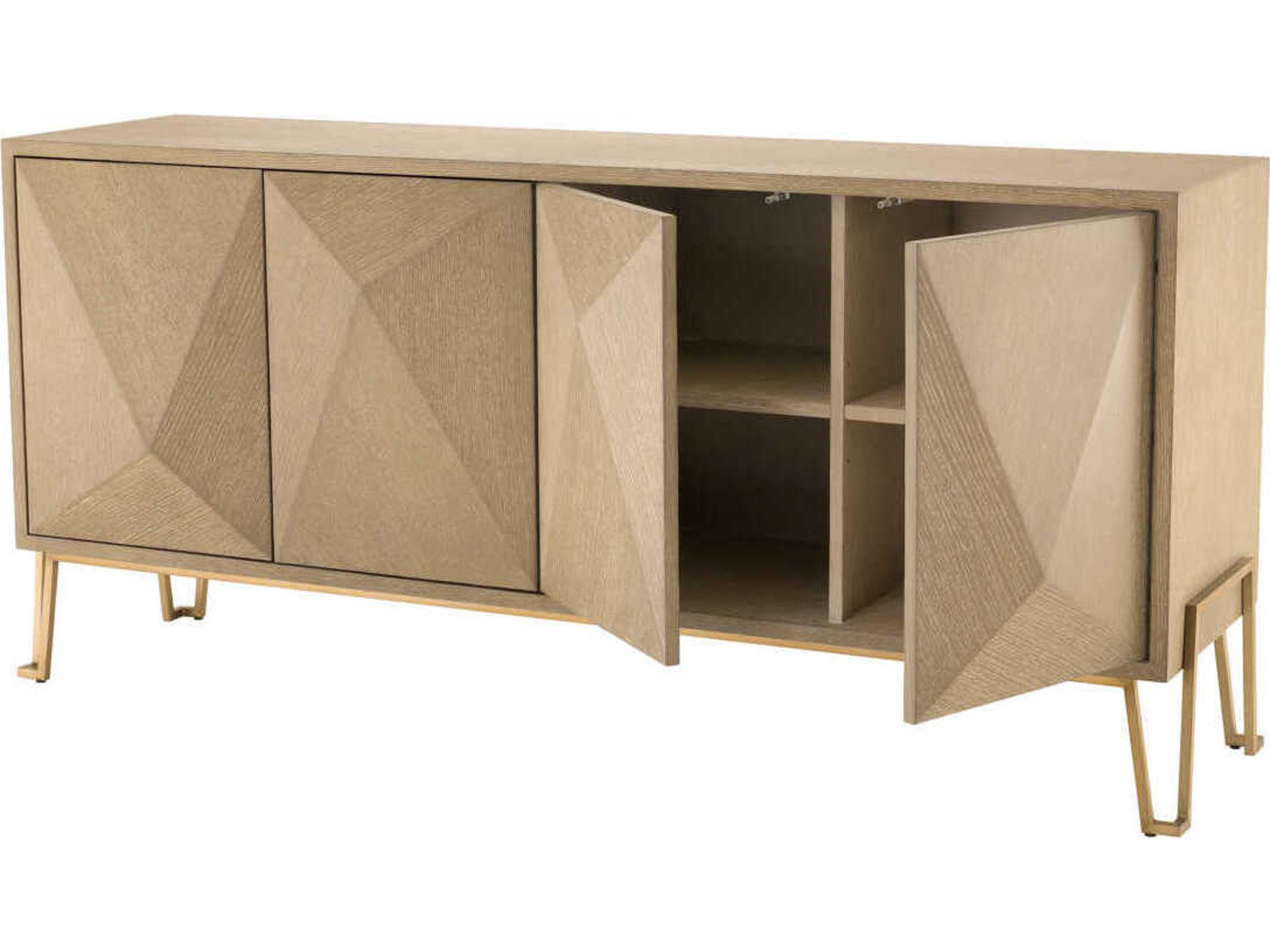 Eichholtz Highland Washed Oak Veneer Dresser