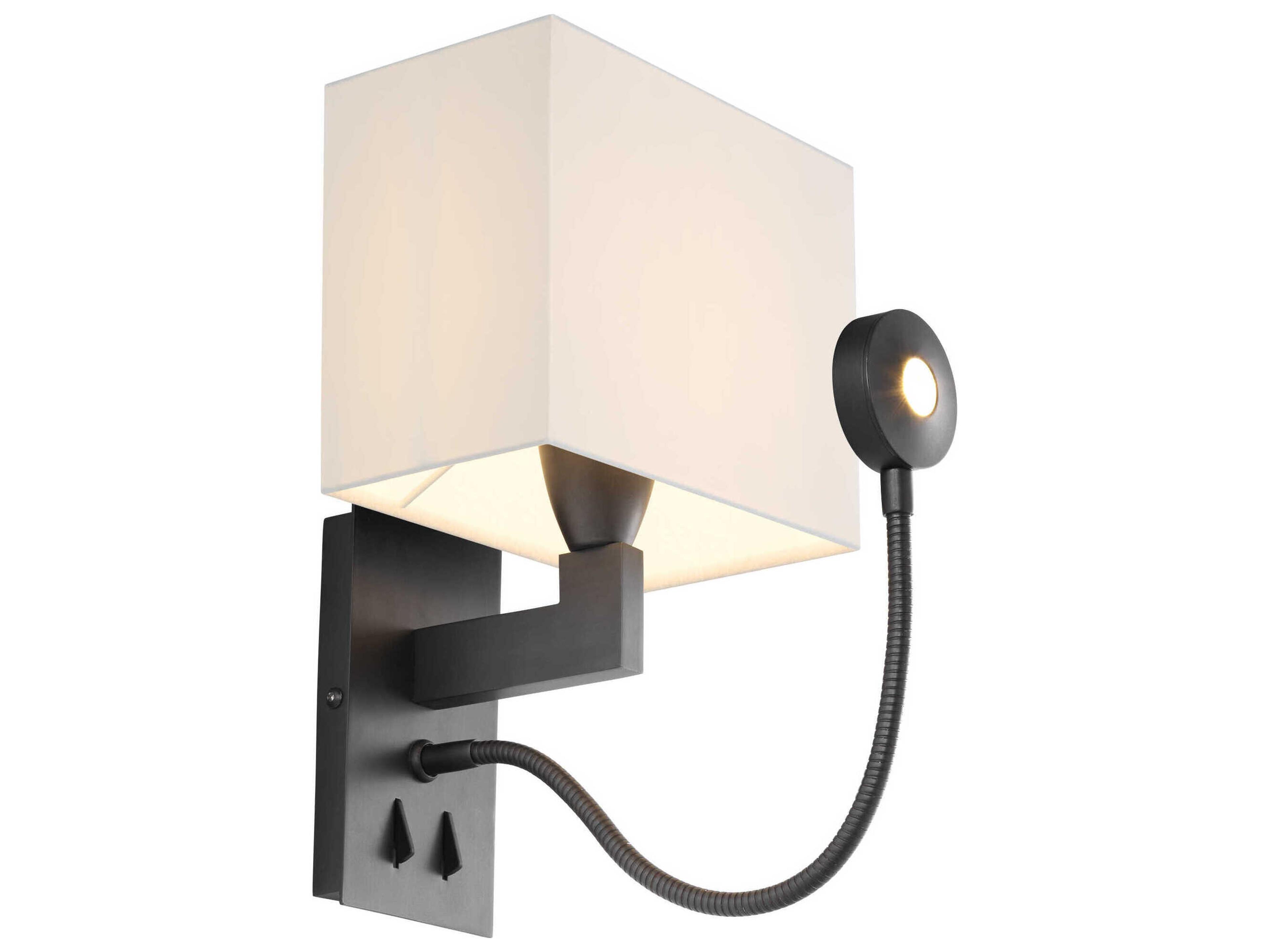 Eichholtz Reading Bronze Incl Shade Wall Lamp