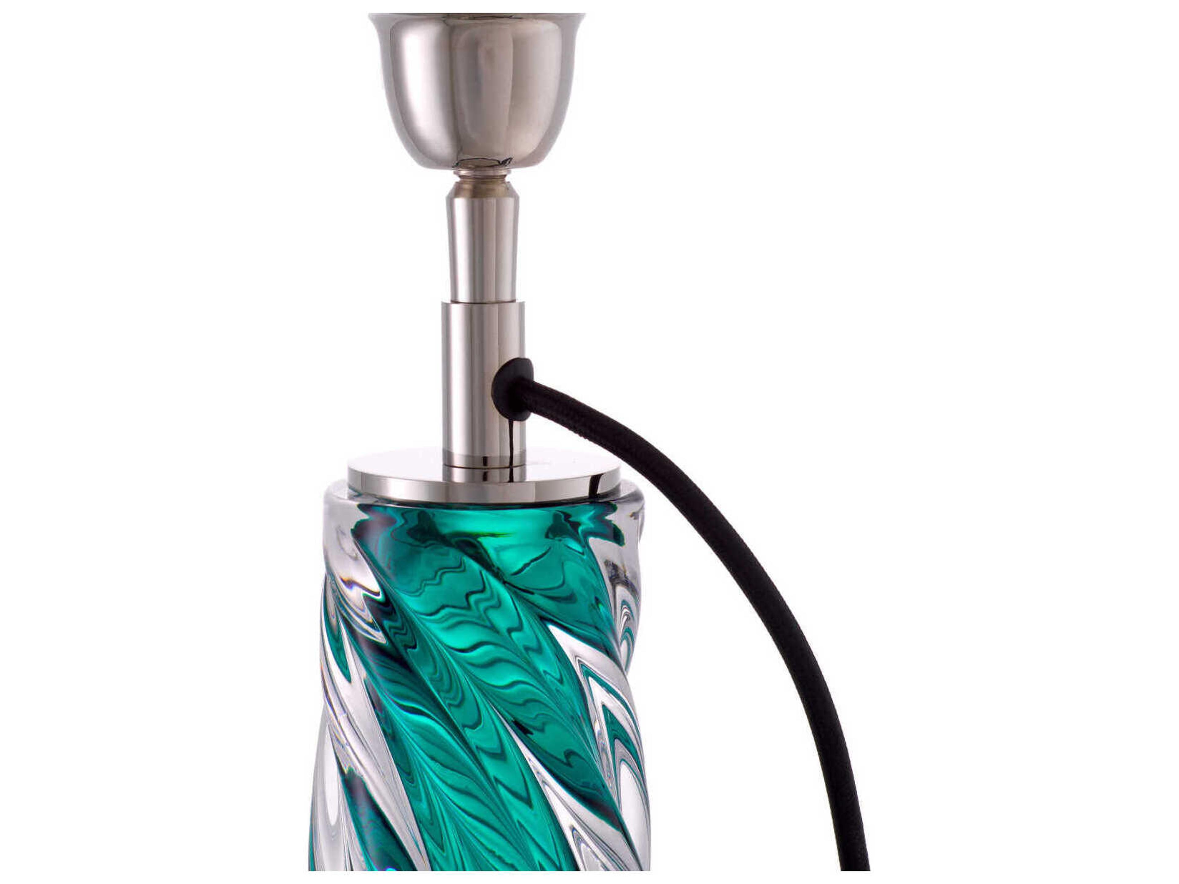 Eichholtz Barron Turquoise French Wiring Table Lamp