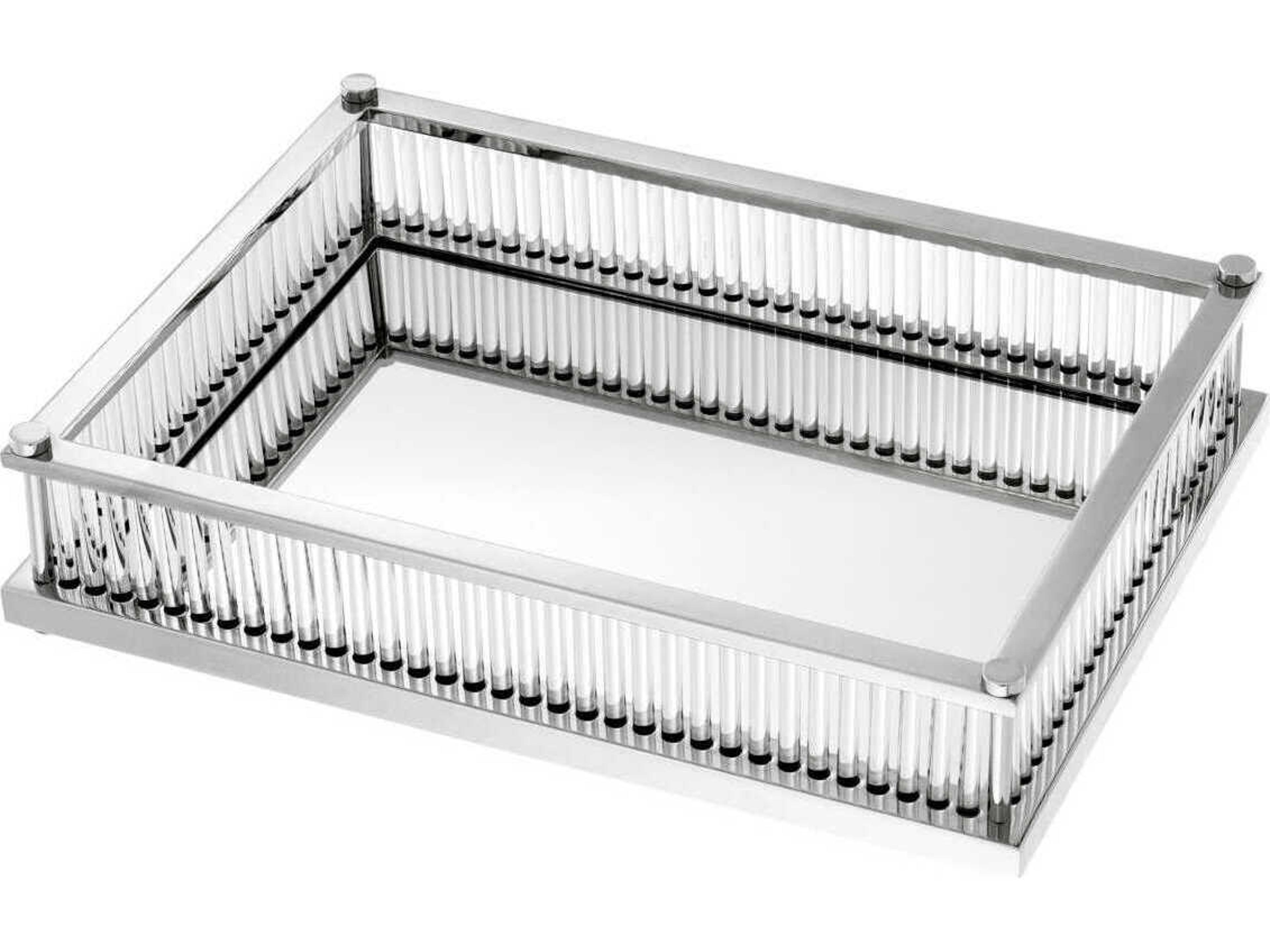 Eichholtz Cora Rectangular Nickel Tray