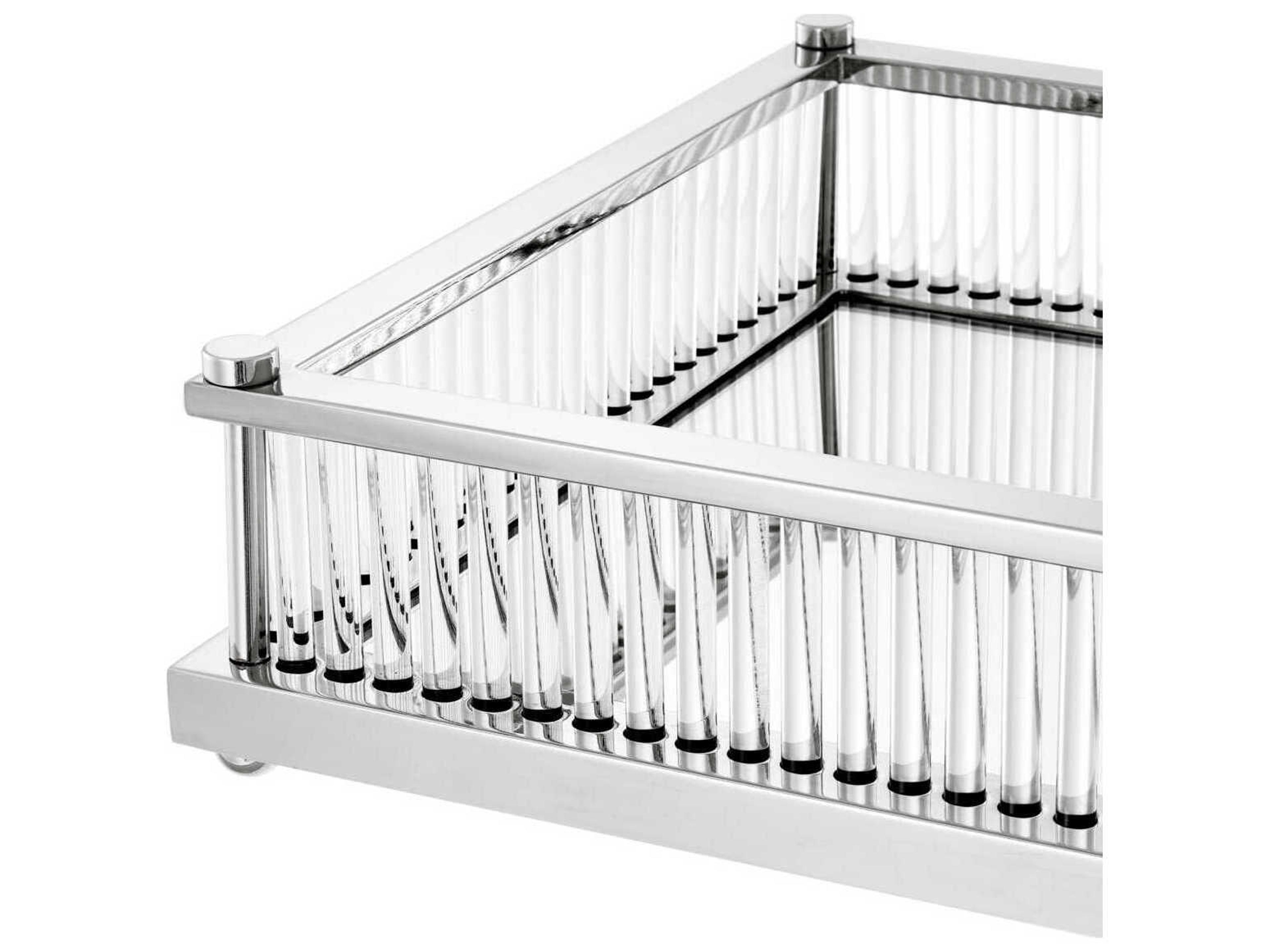 Eichholtz Cora Rectangular Nickel Tray