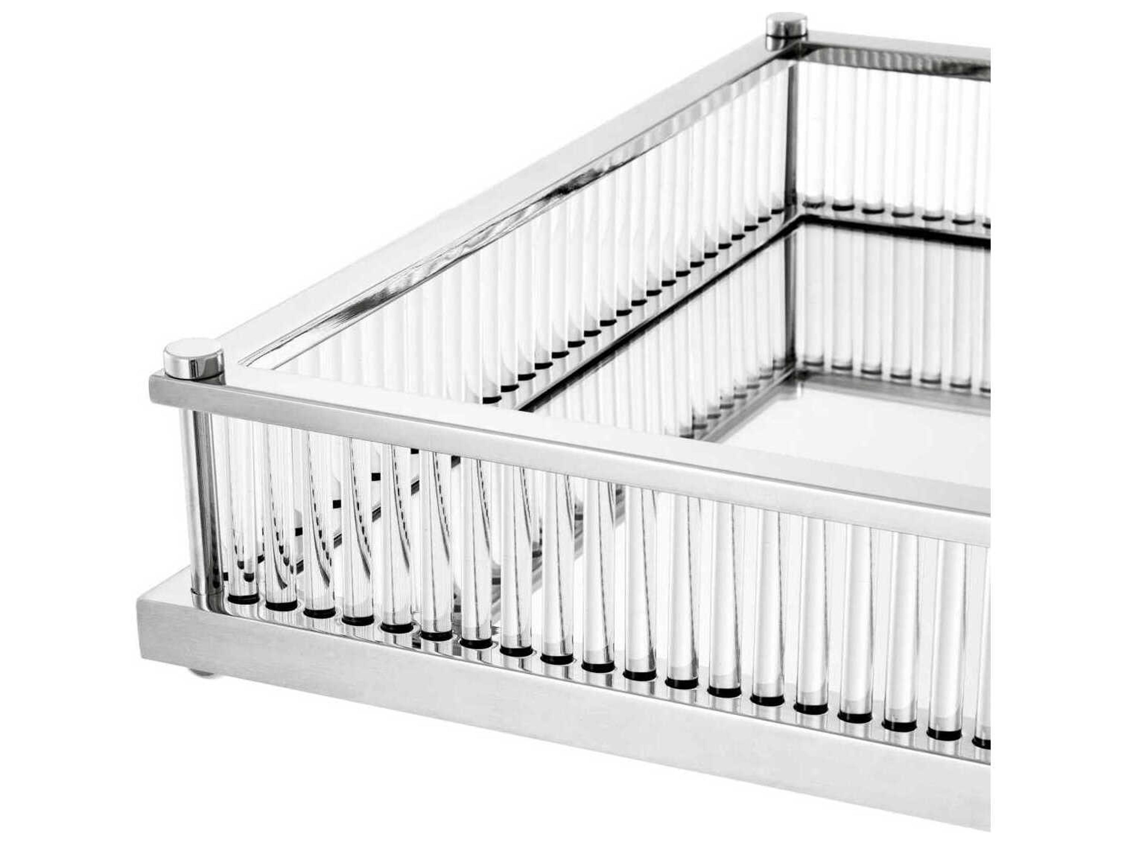 Eichholtz Cora Square Nickel Tray