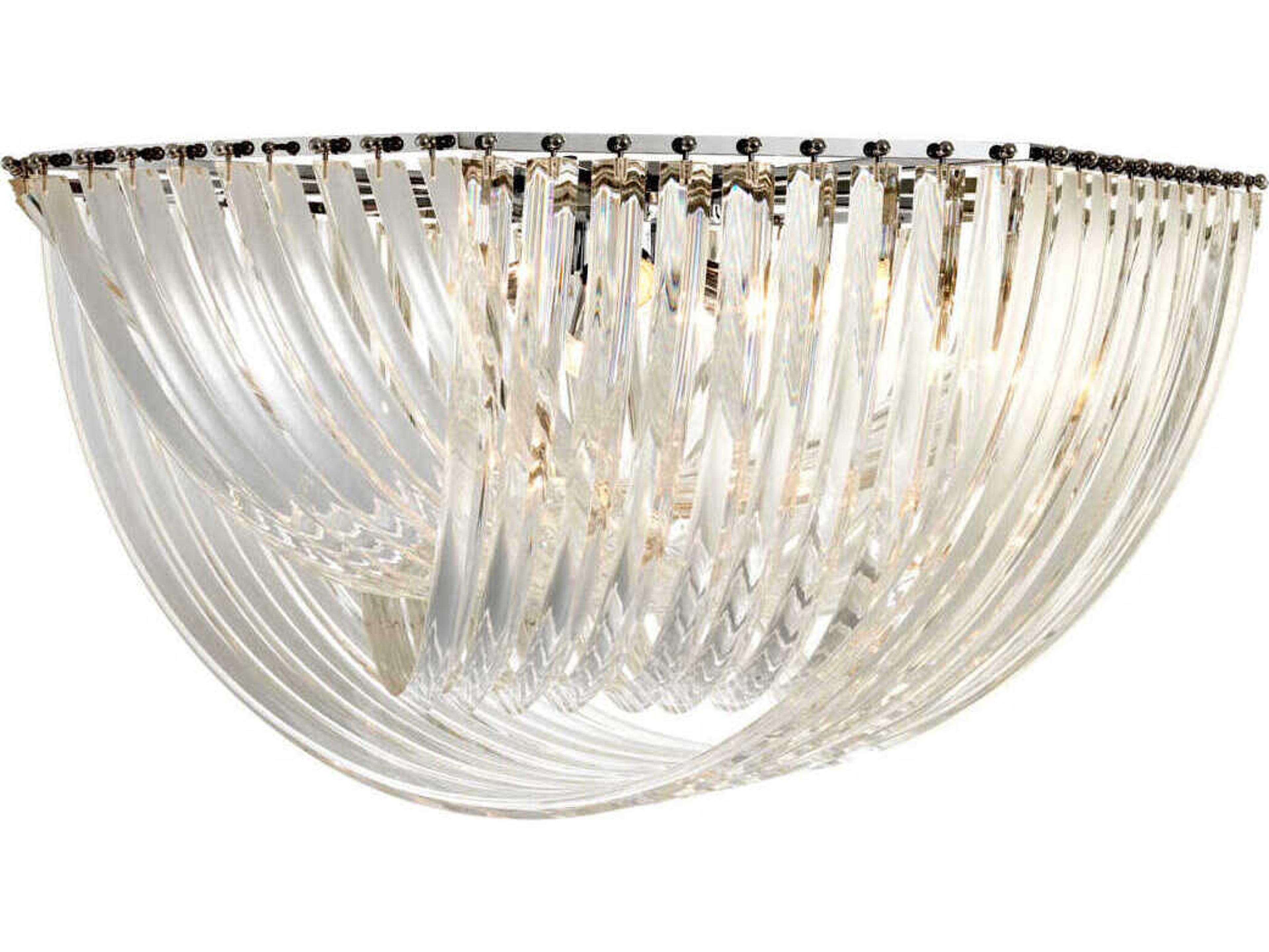 Hyeres Ceiling Lamp Polished Nickel Art Deco
