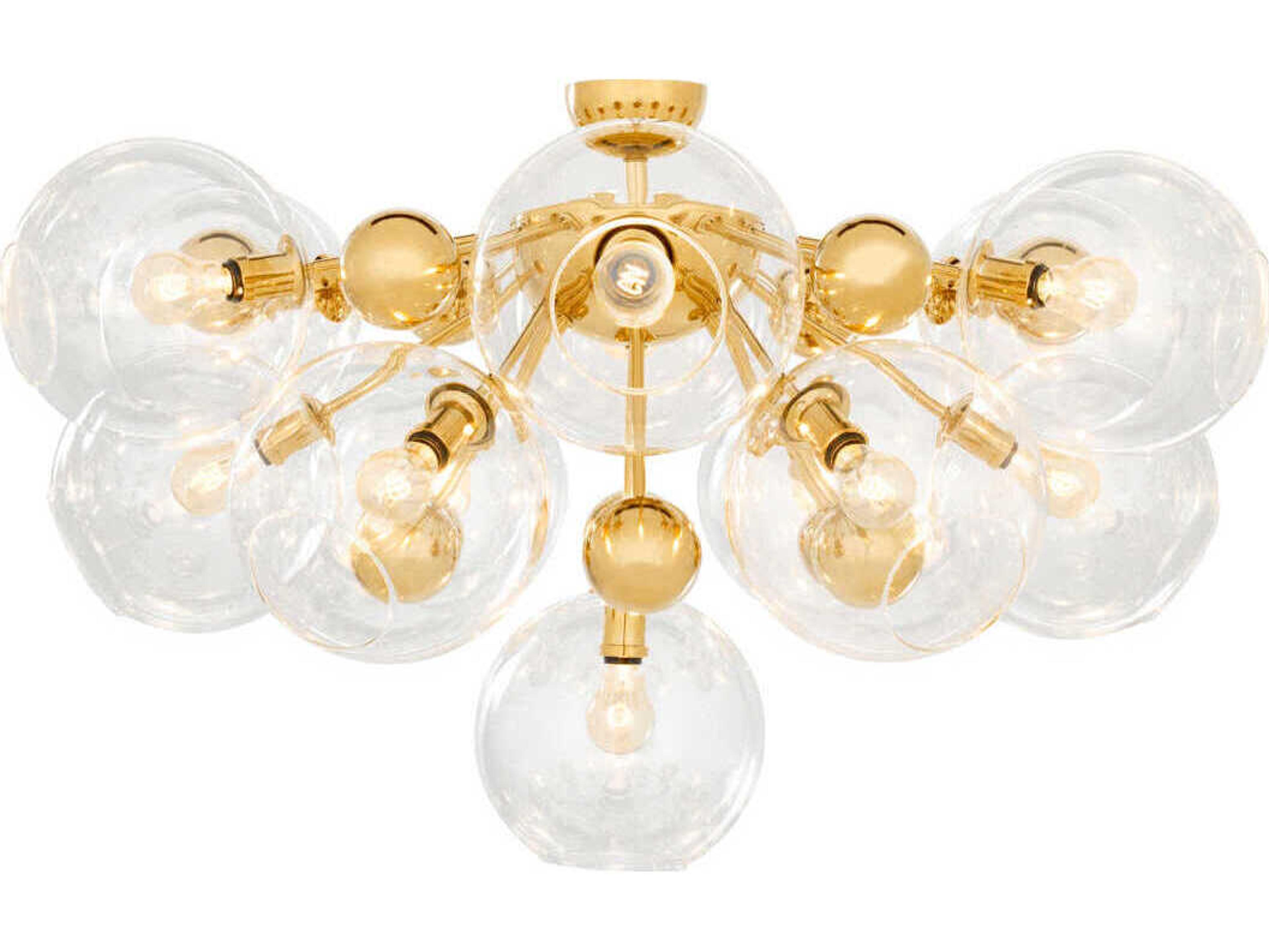 Eichholtz Soleil Gold Ceiling Lamp