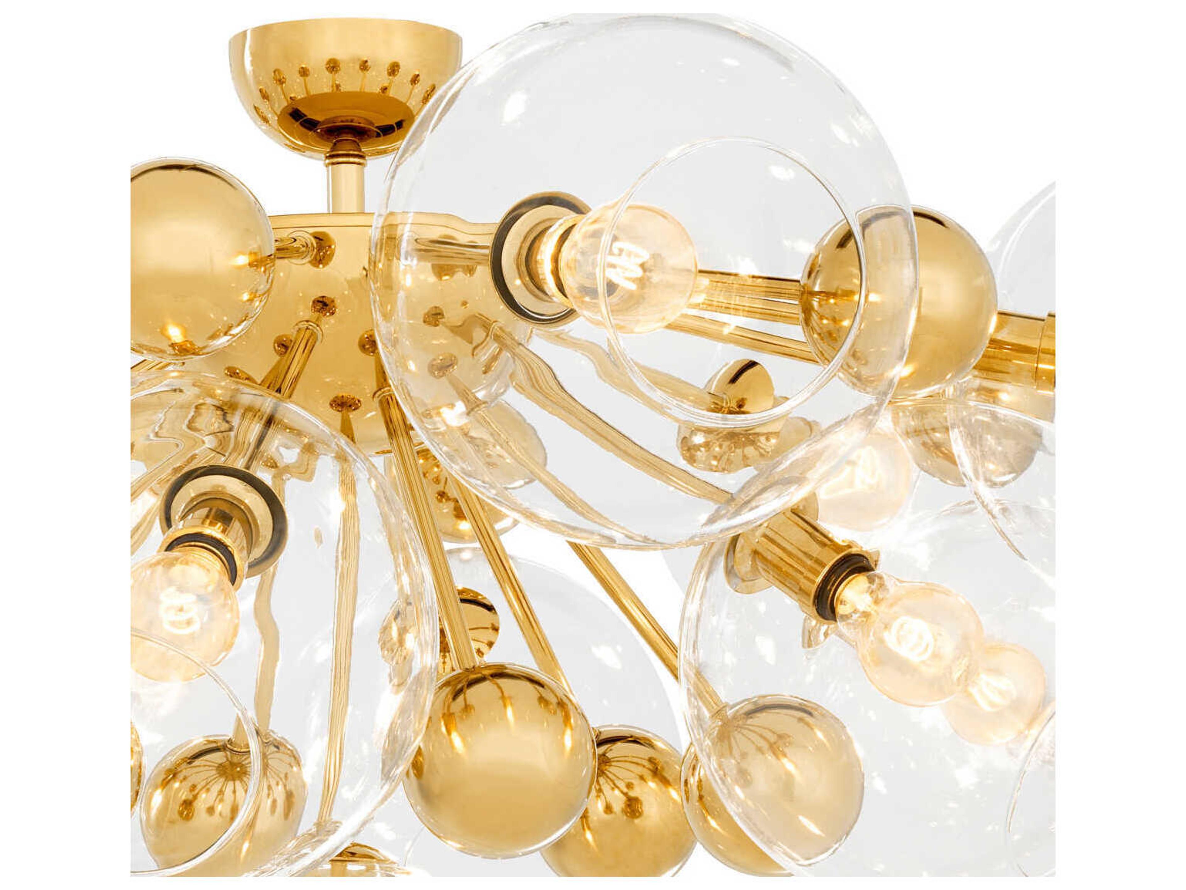 Eichholtz Soleil Gold Ceiling Lamp