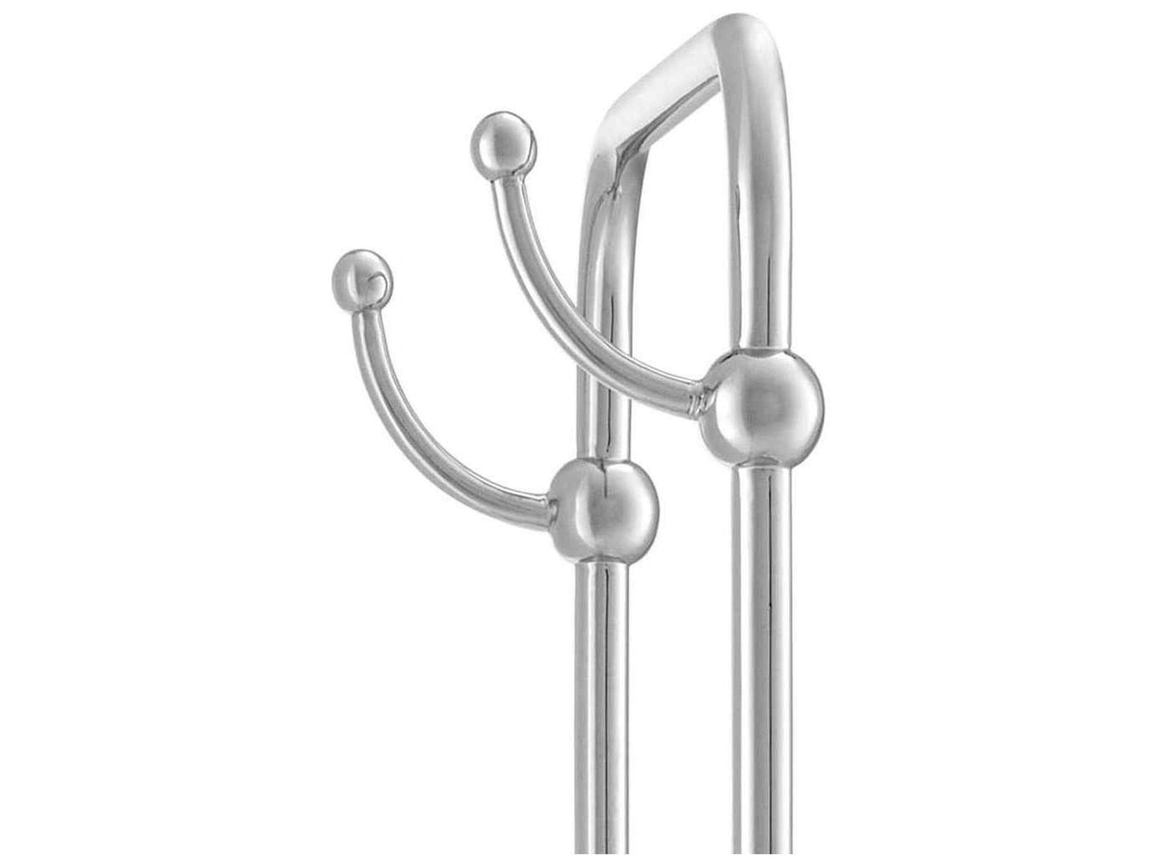 Eichholtz Lowell L Pol Ss White Marble Towel Rack