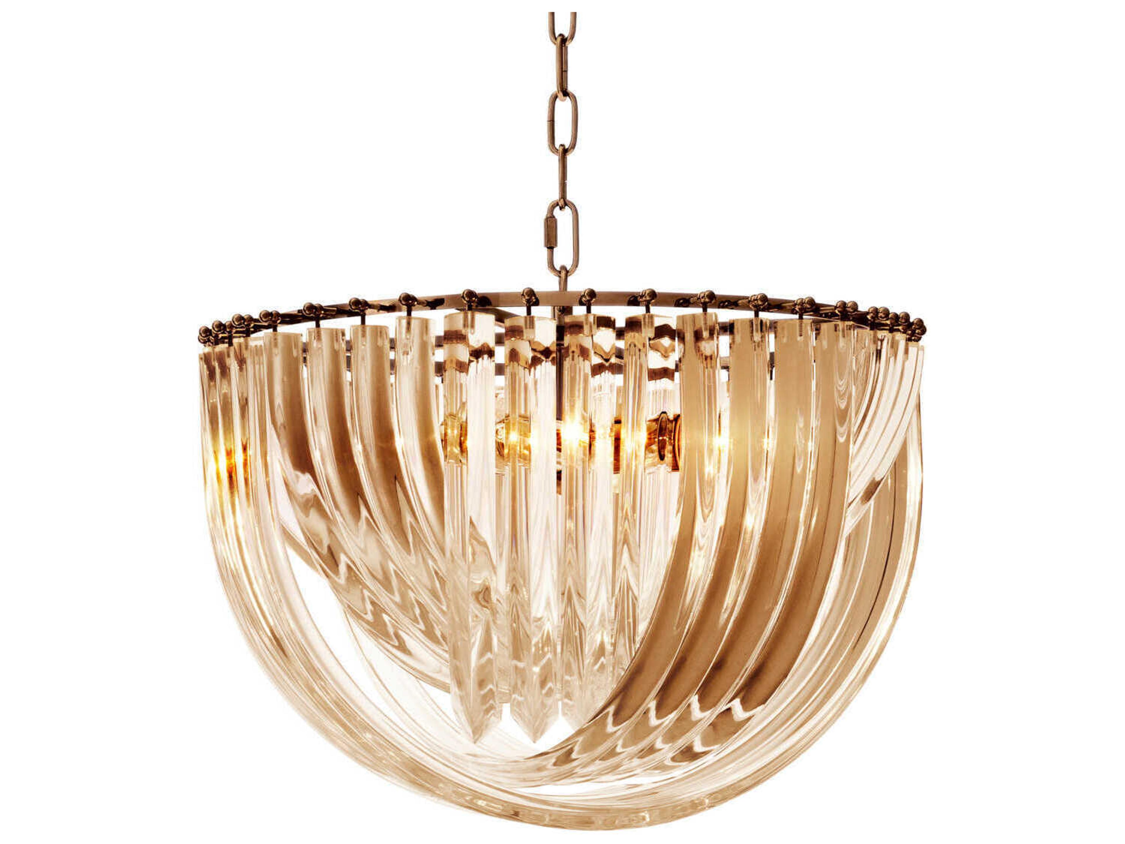 Murano Chandelier Art Deco Glam Lighting