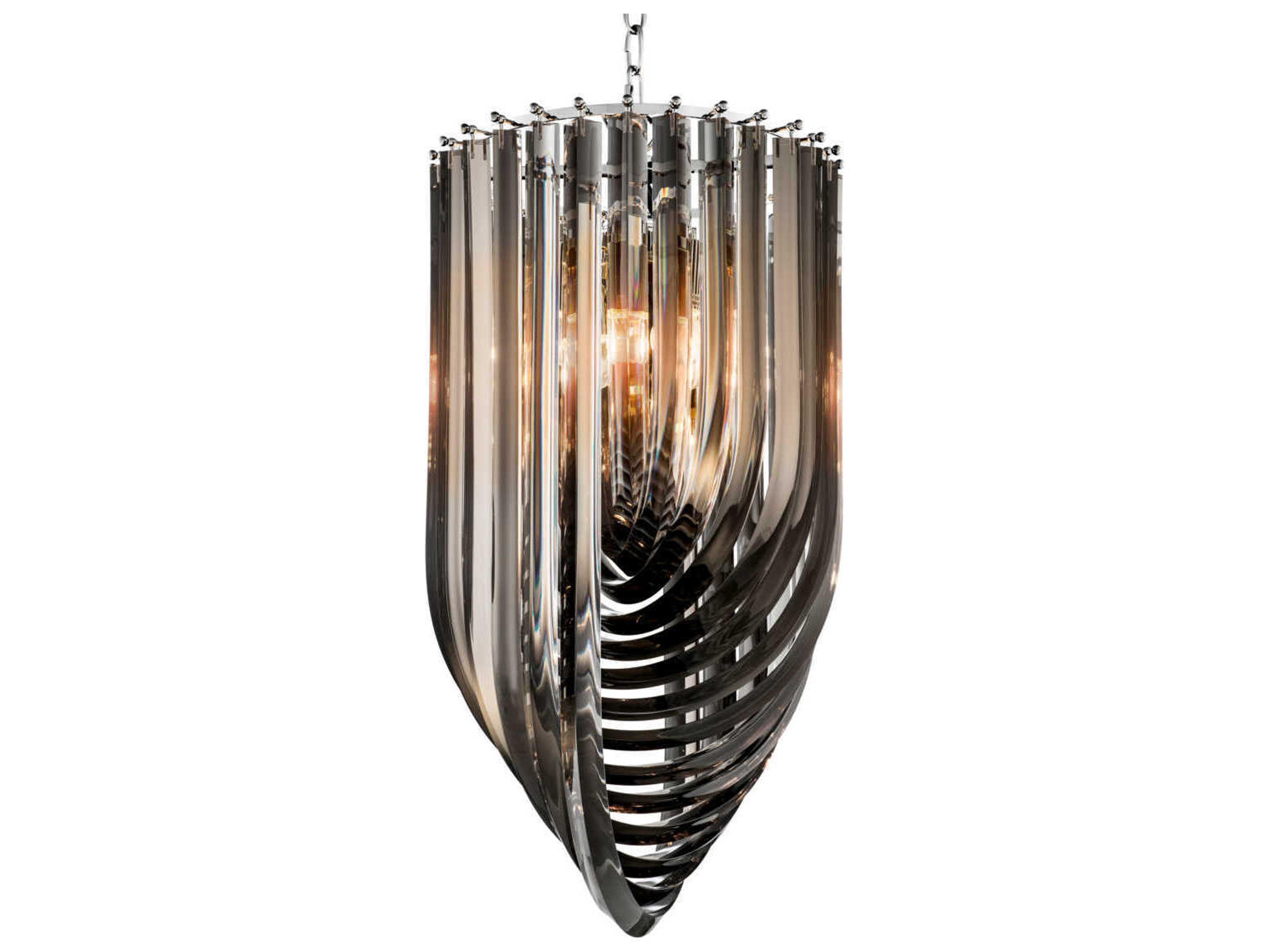 Eichholtz Murano Smoke Inch Dia Chandelier