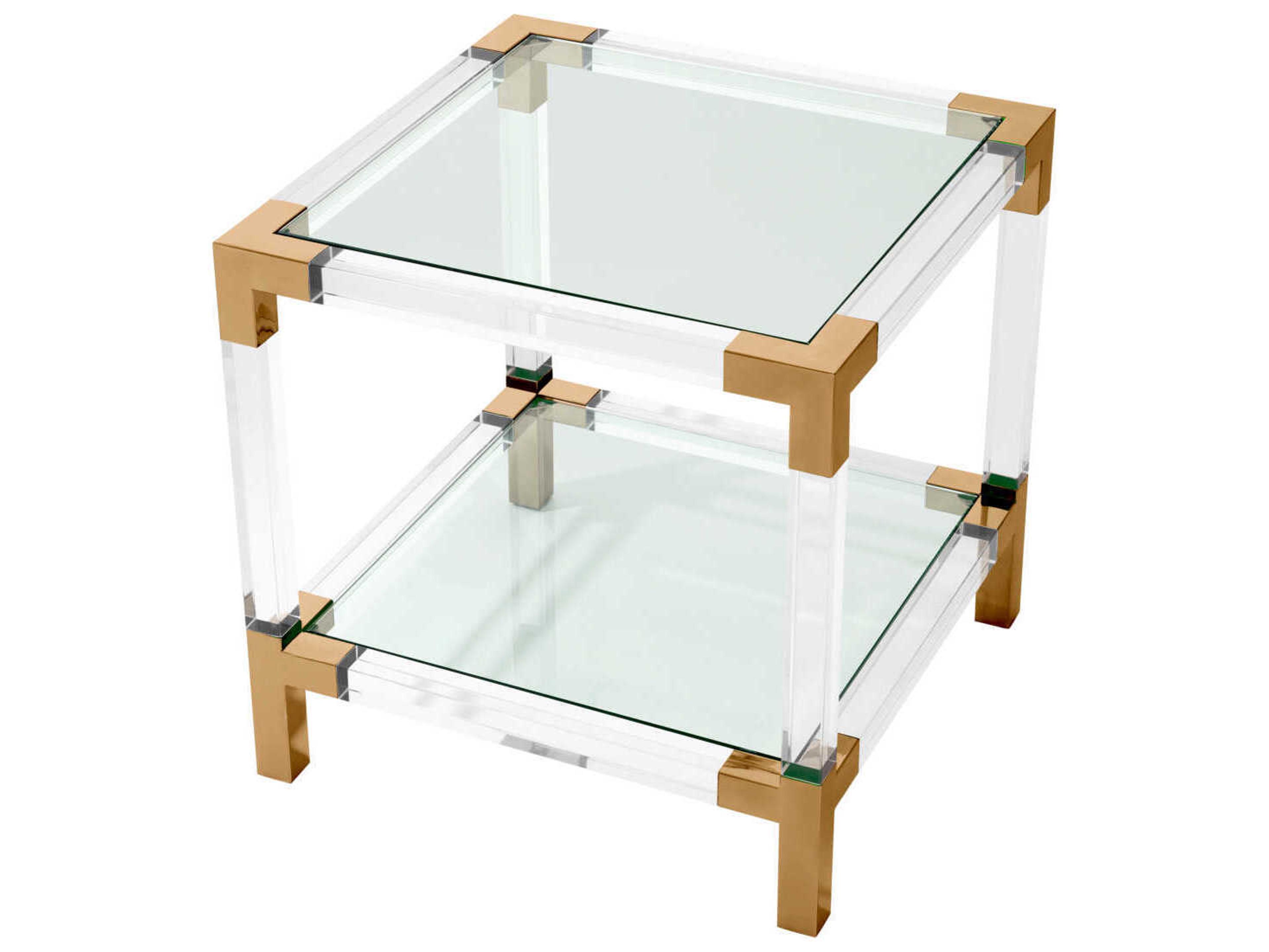 Eichholtz Royalton Brushed Brass Side Table