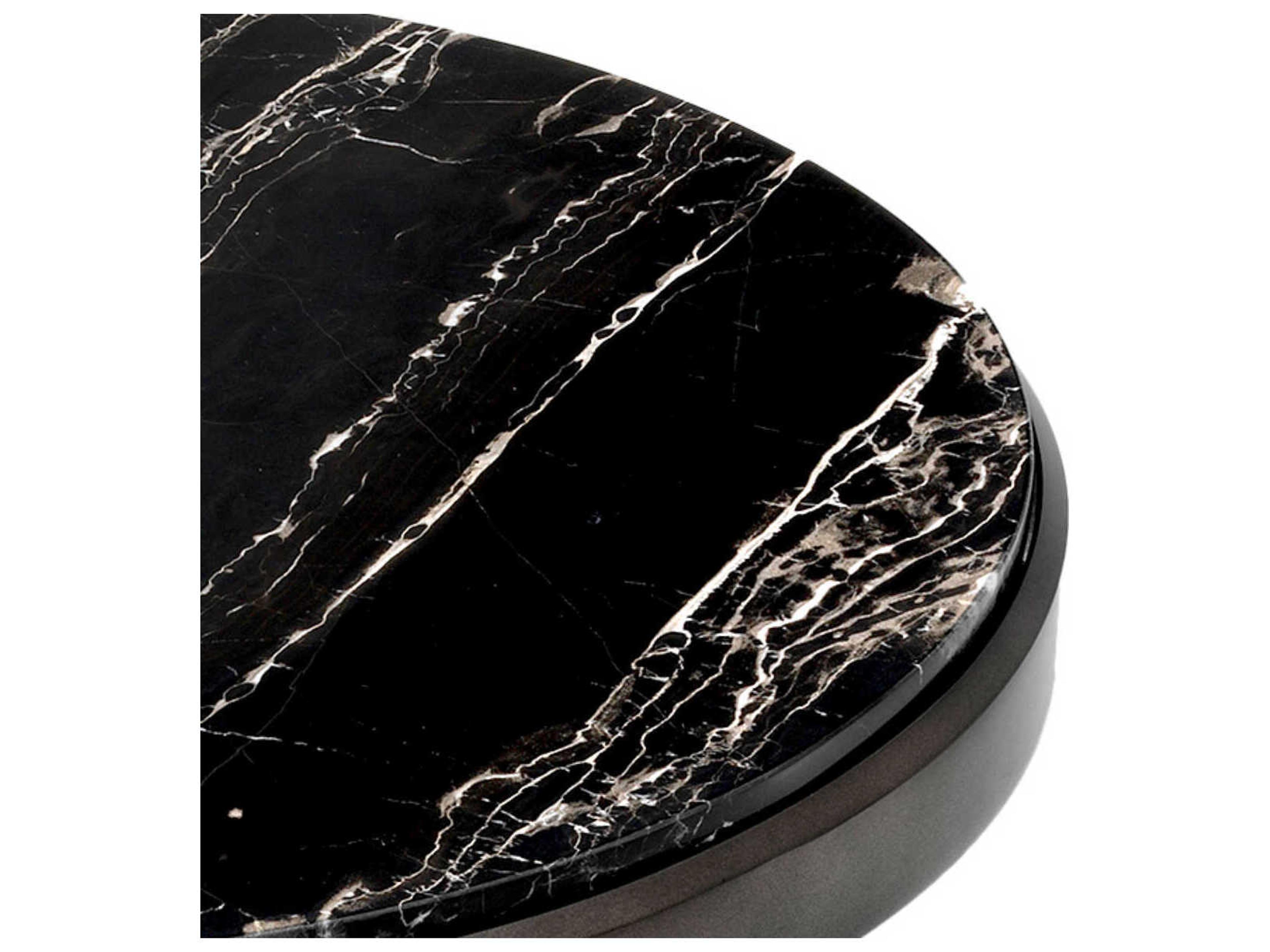 Eichholtz Tomasso Bronze Portoro Marble Side Table