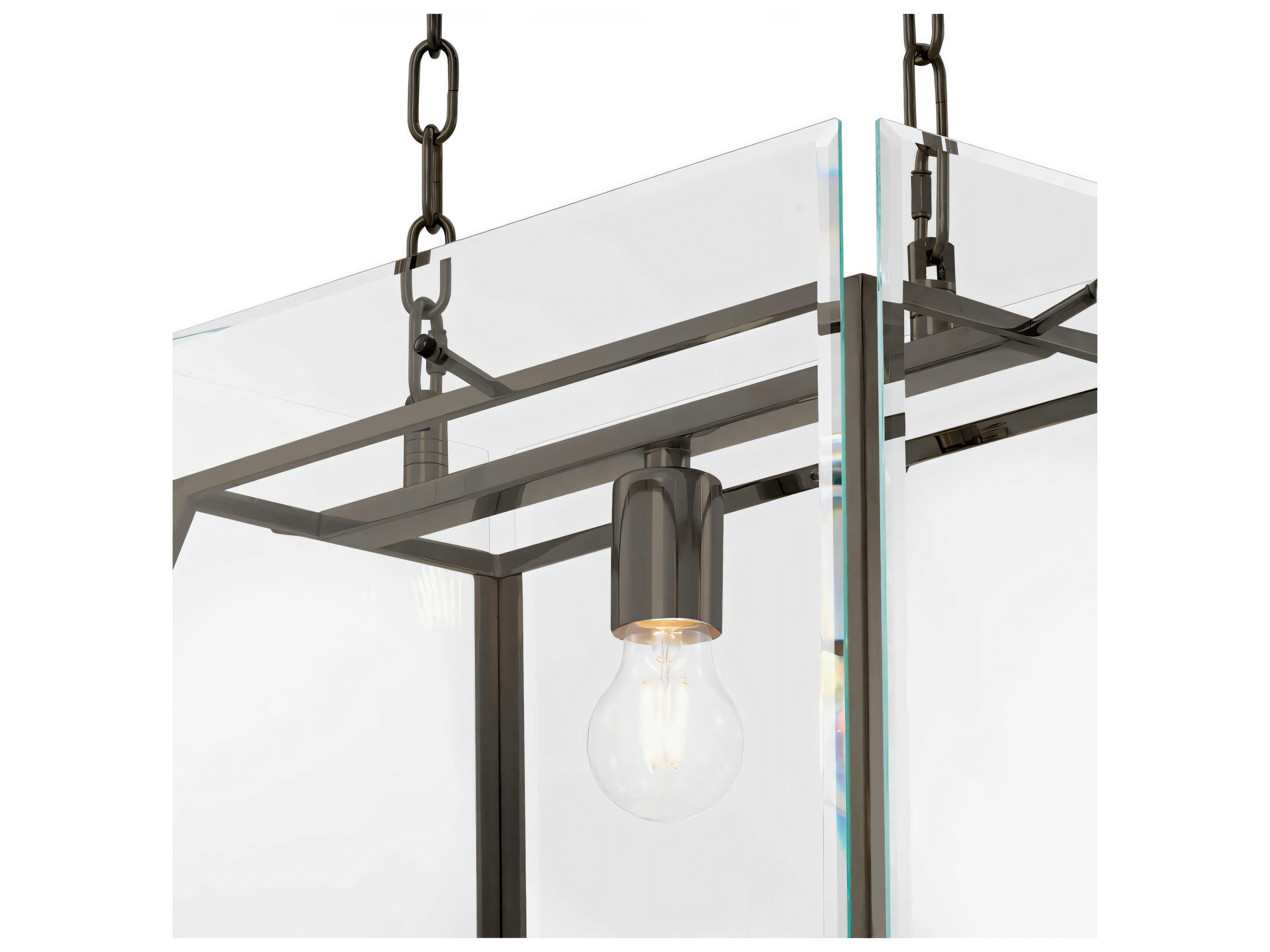 Eichholtz Azure S Bronze Bevelled Glass Chandelier