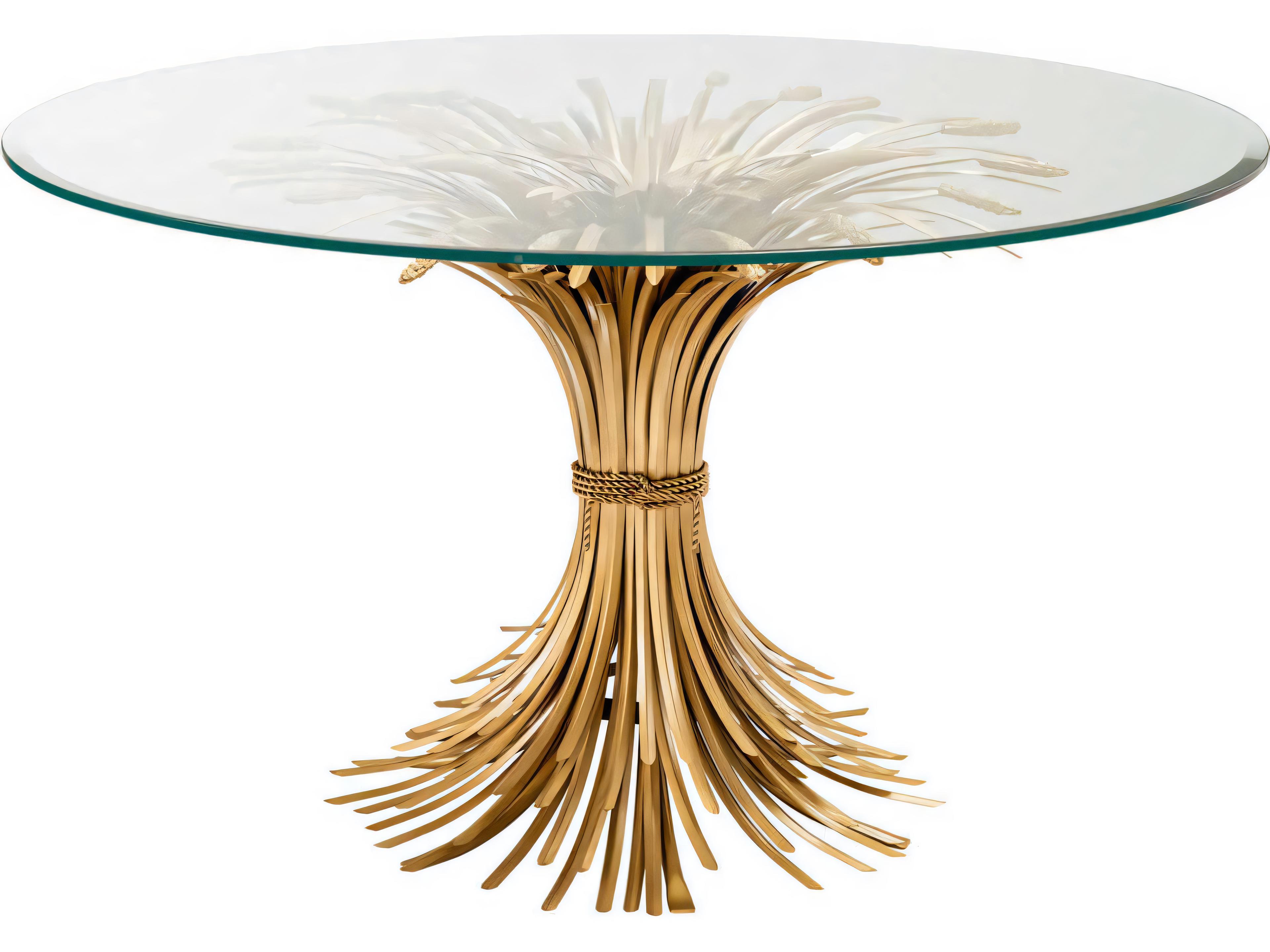 Centre Table Bonheur Glass Top Dining Table