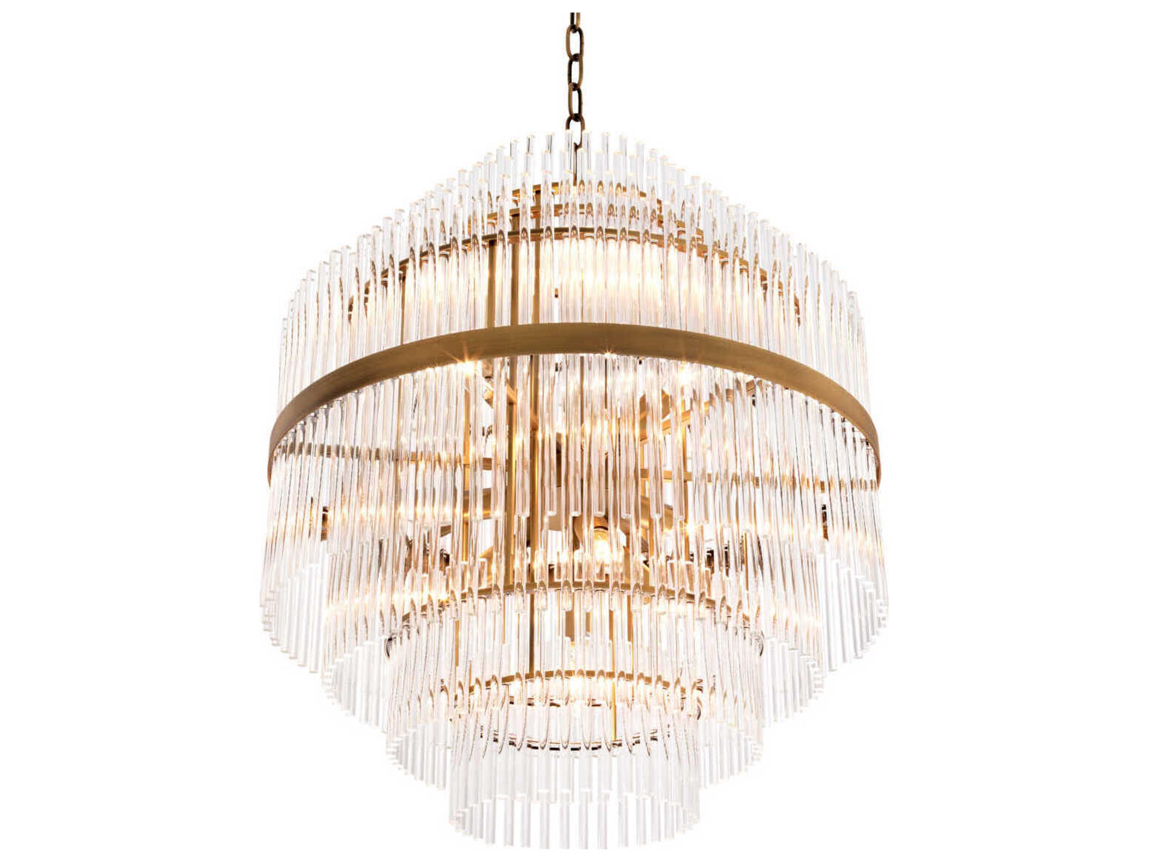 Eichholtz East Antique Brass Chandelier