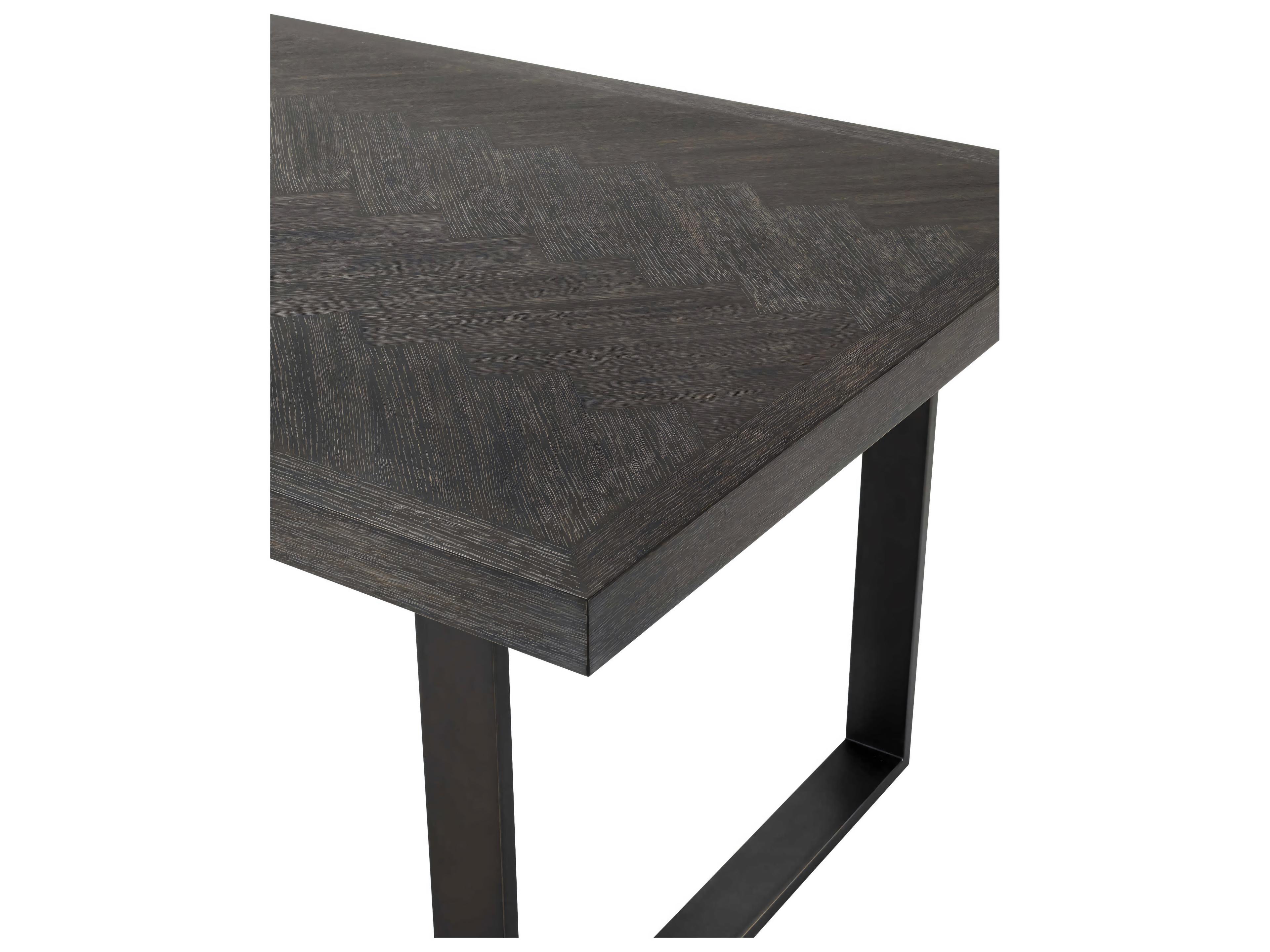 Eichholtz Melchior Charcoal Oak Veneer Cm Dining Table