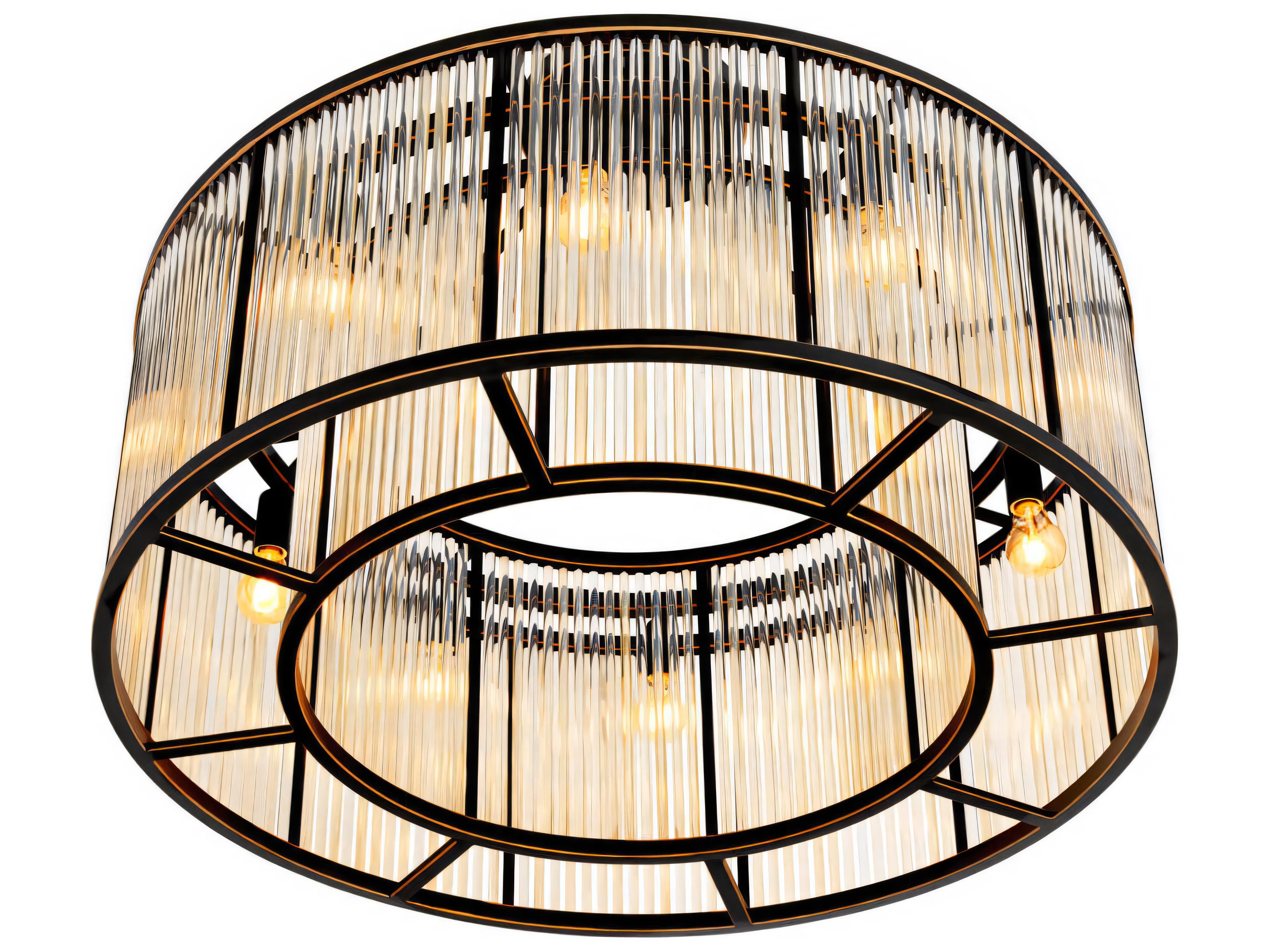 Eichholtz Bernardi L Bronze Highlight Ceiling Lamp