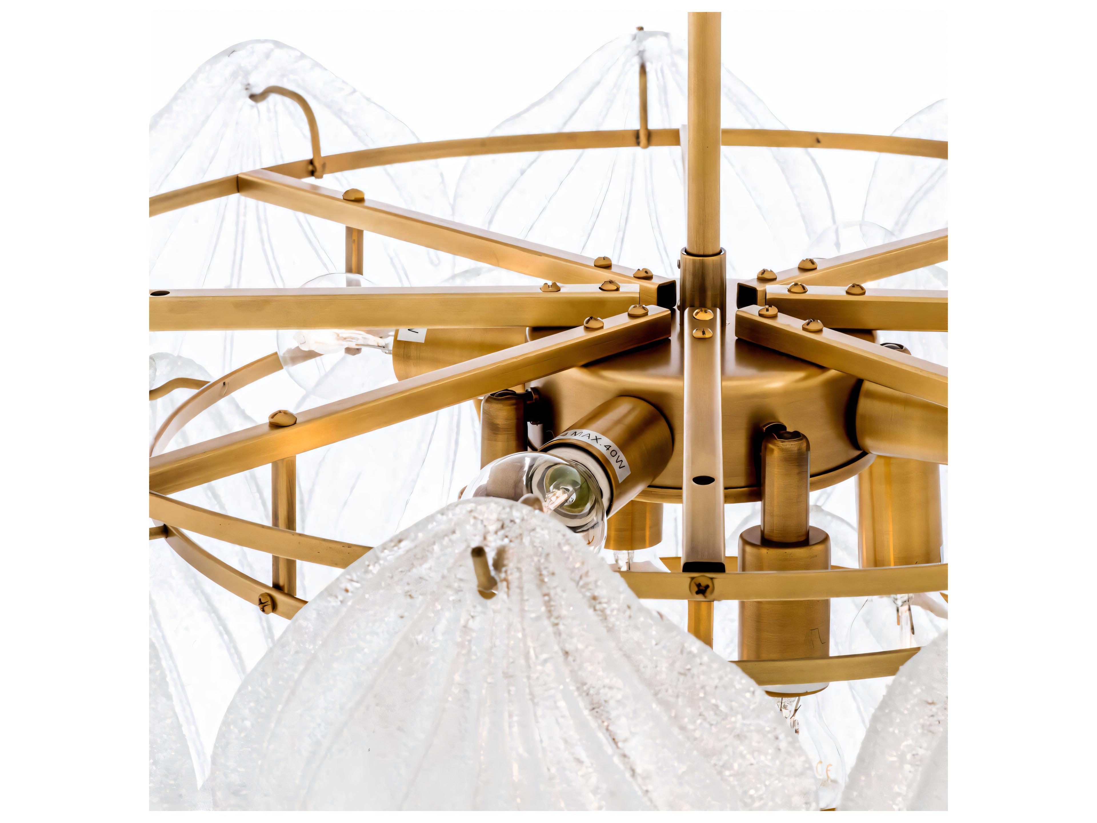 Eichholtz Novida Antique Brass Chandelier