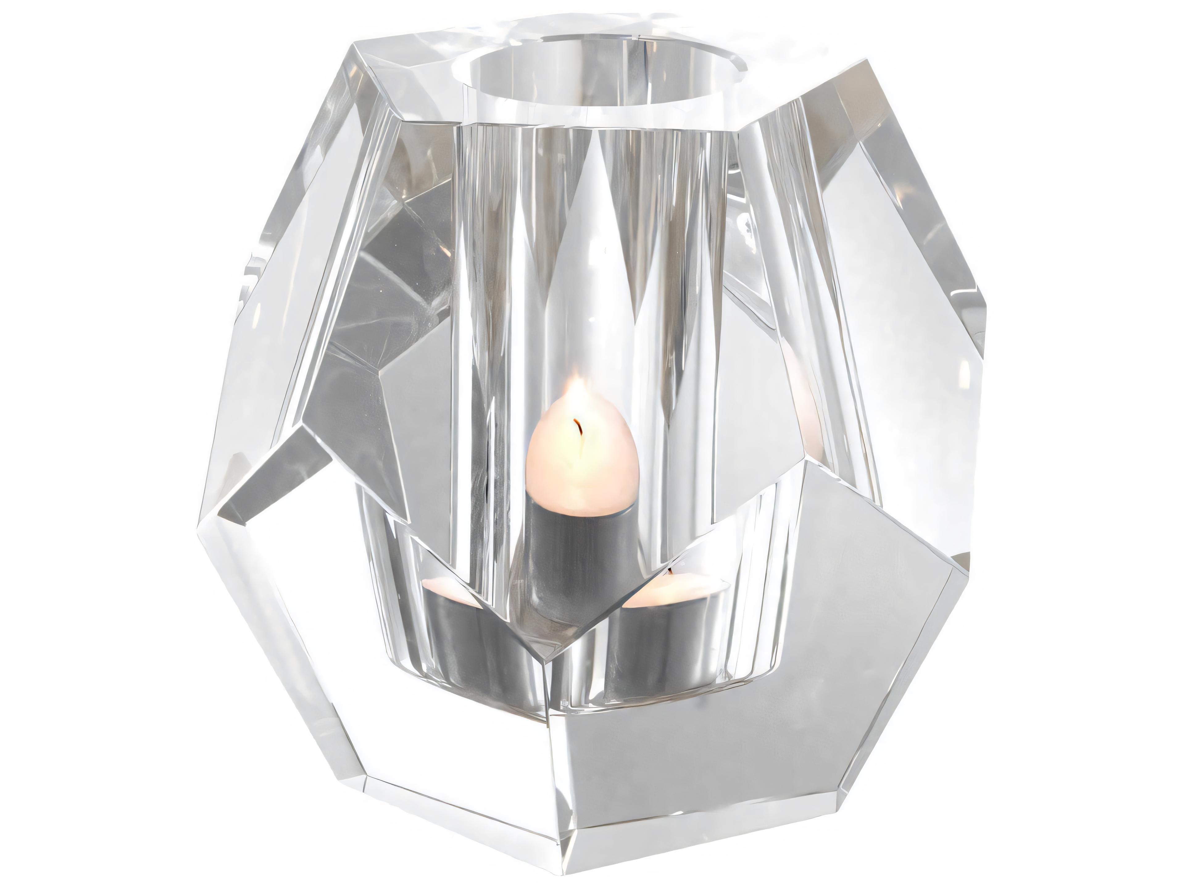 Coquette Crystal Glass Tealight Holder