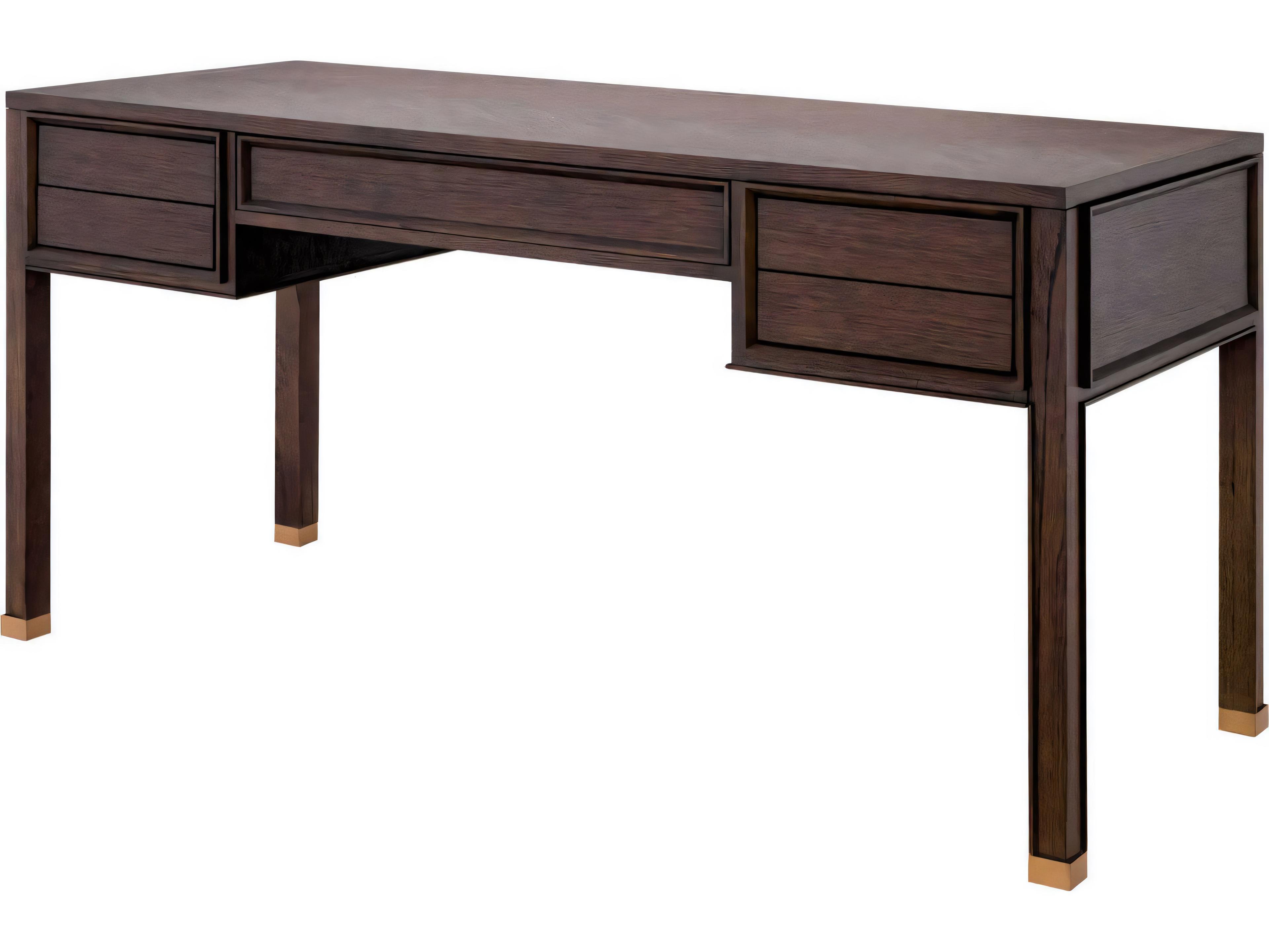 Melchior Brown Oak Veneer Desk