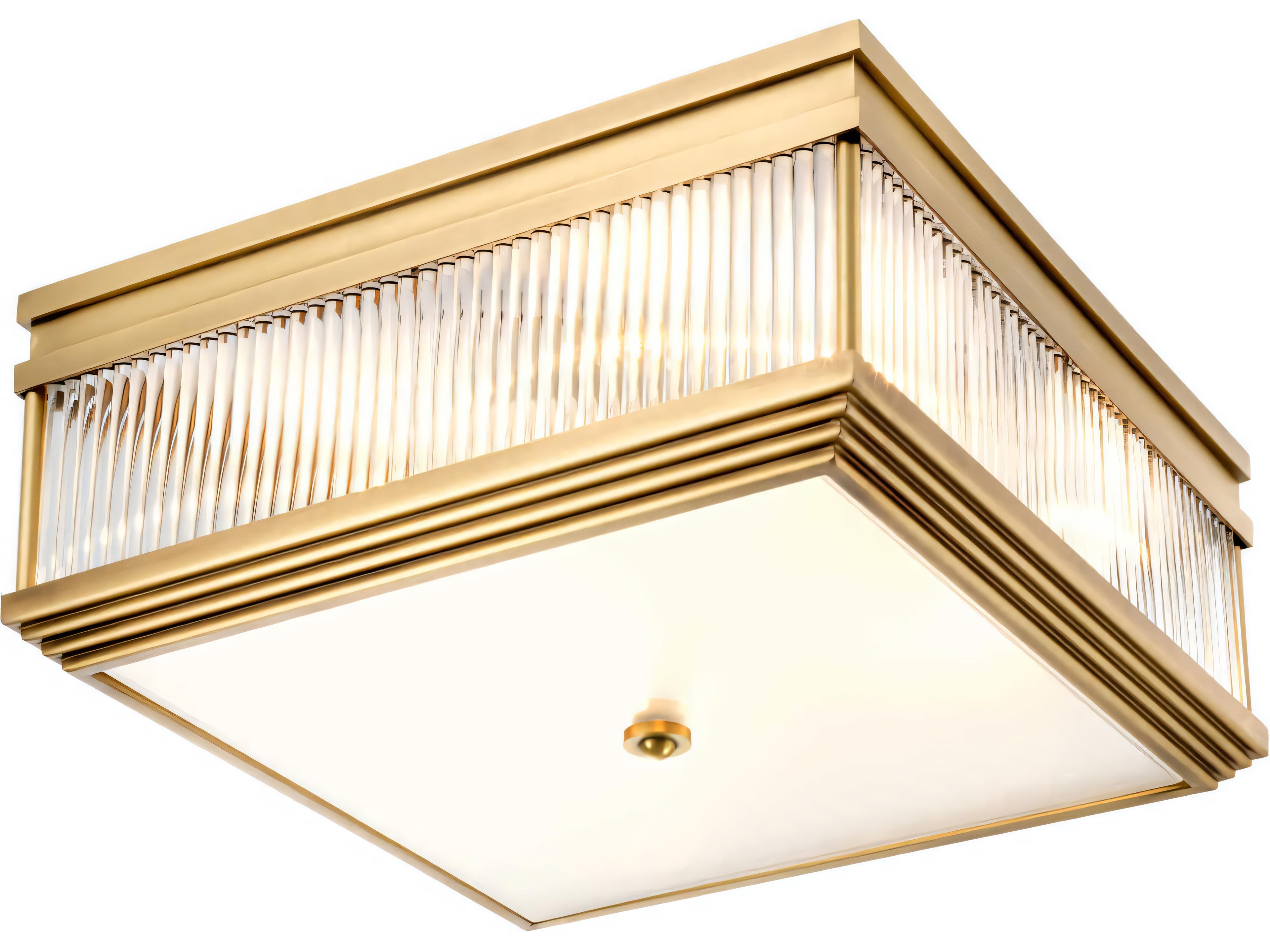 Eichholtz Marly Antique Brass Ceiling Lamp