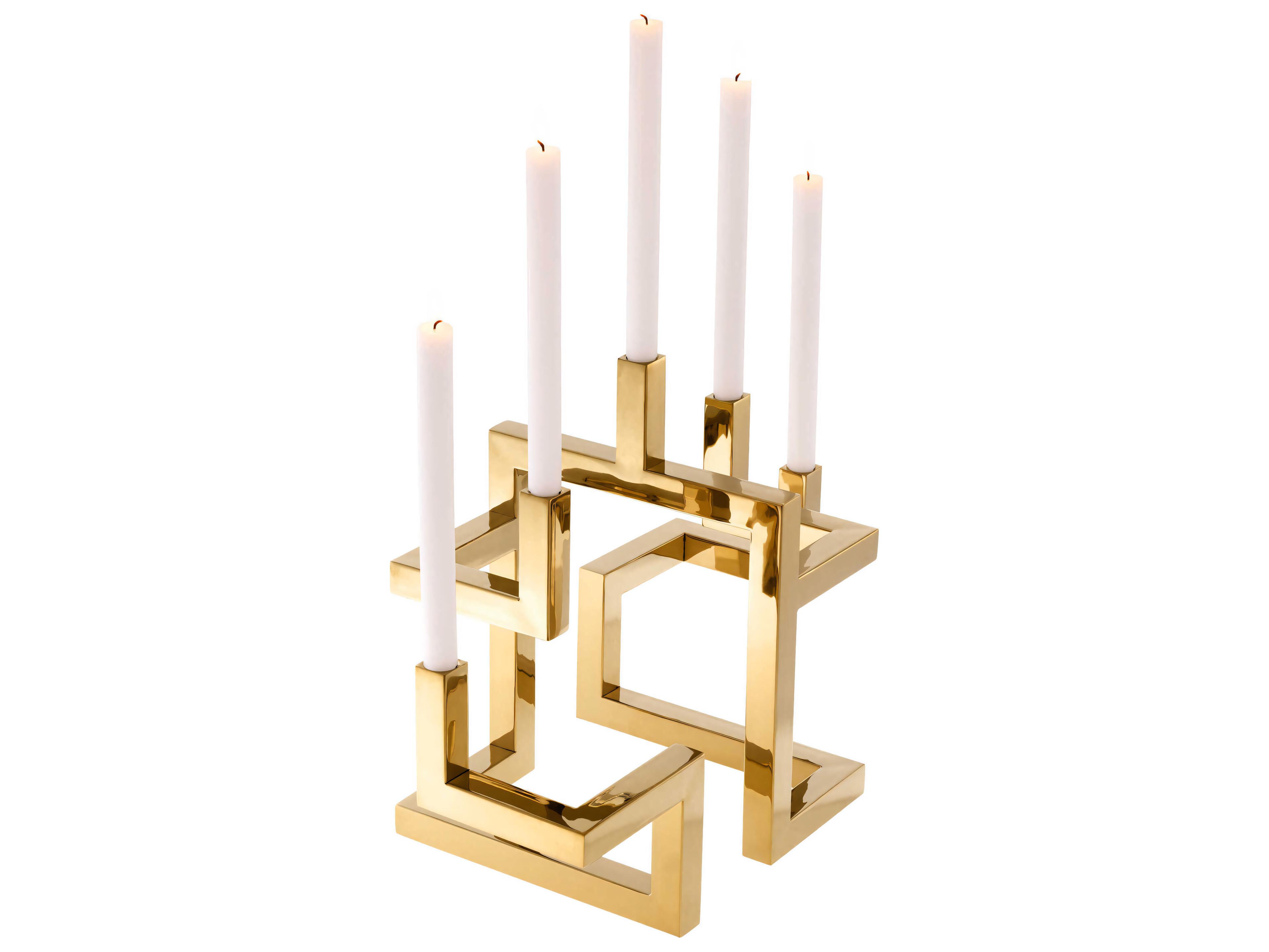 Eichholtz Skyline Brass Plated Candle Holder