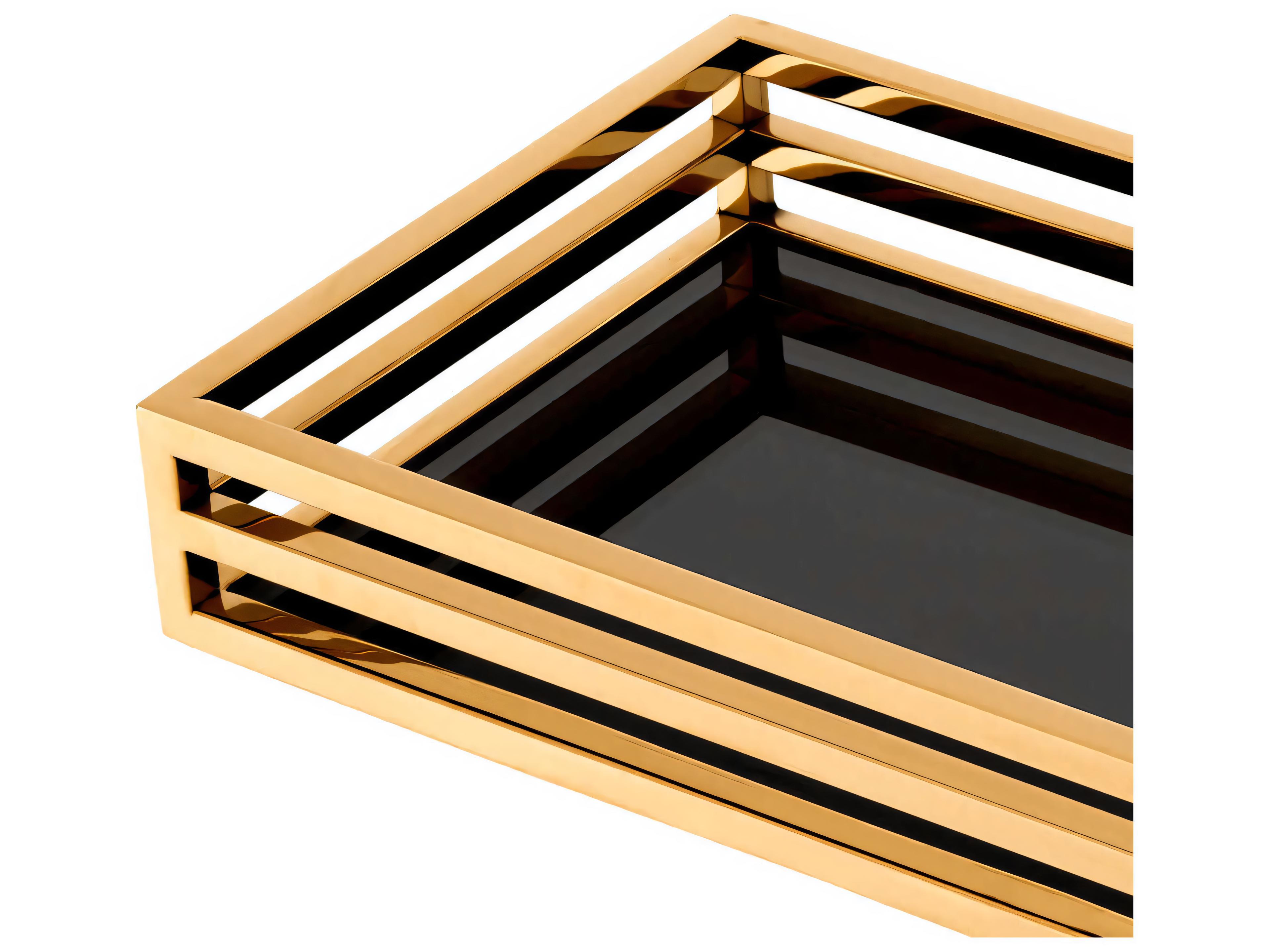 Eichholtz Ersa Rectangular Gold Tray