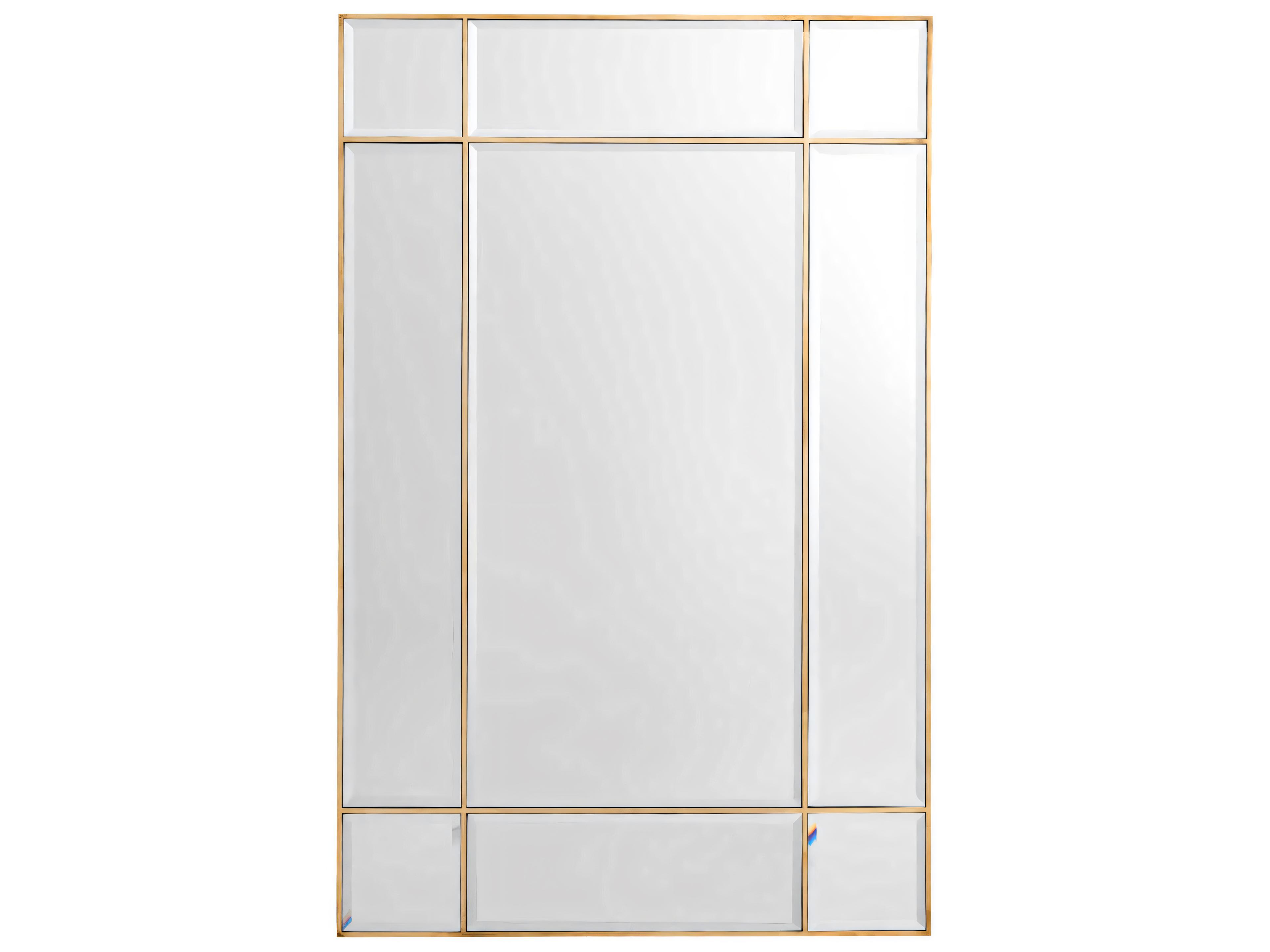 Beaumont Wall Mirror Vintage Brass Finish
