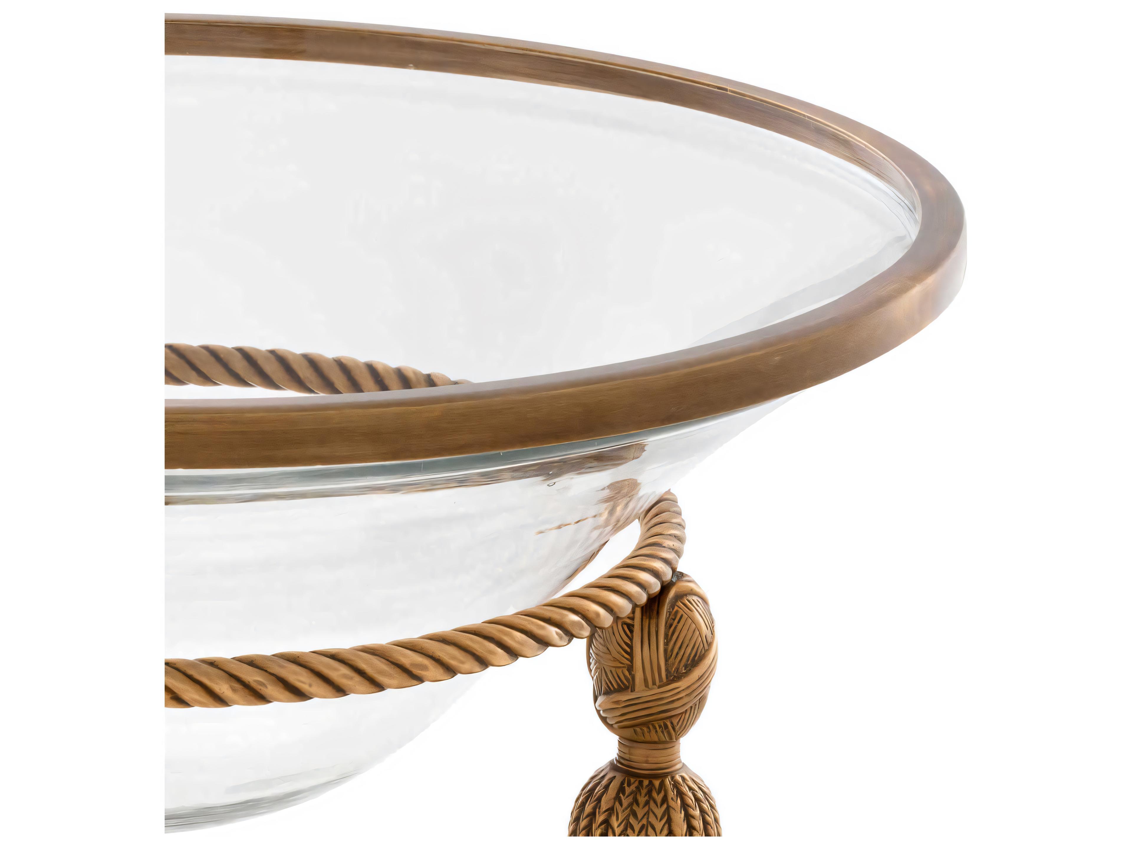 Eichholtz Tassel Vintage Brass Bowl
