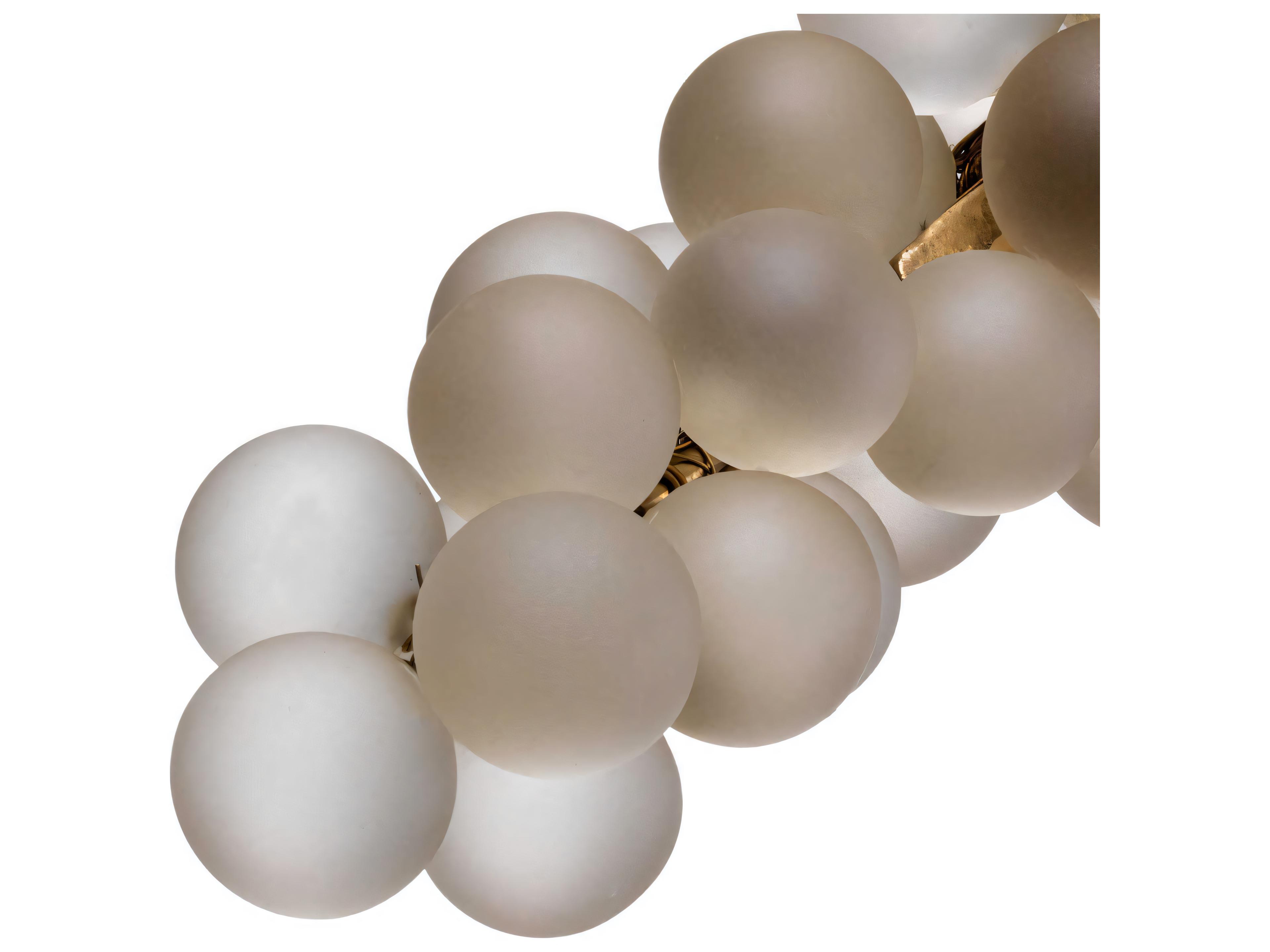 Eichholtz French Grapes White Vintage Brass Object