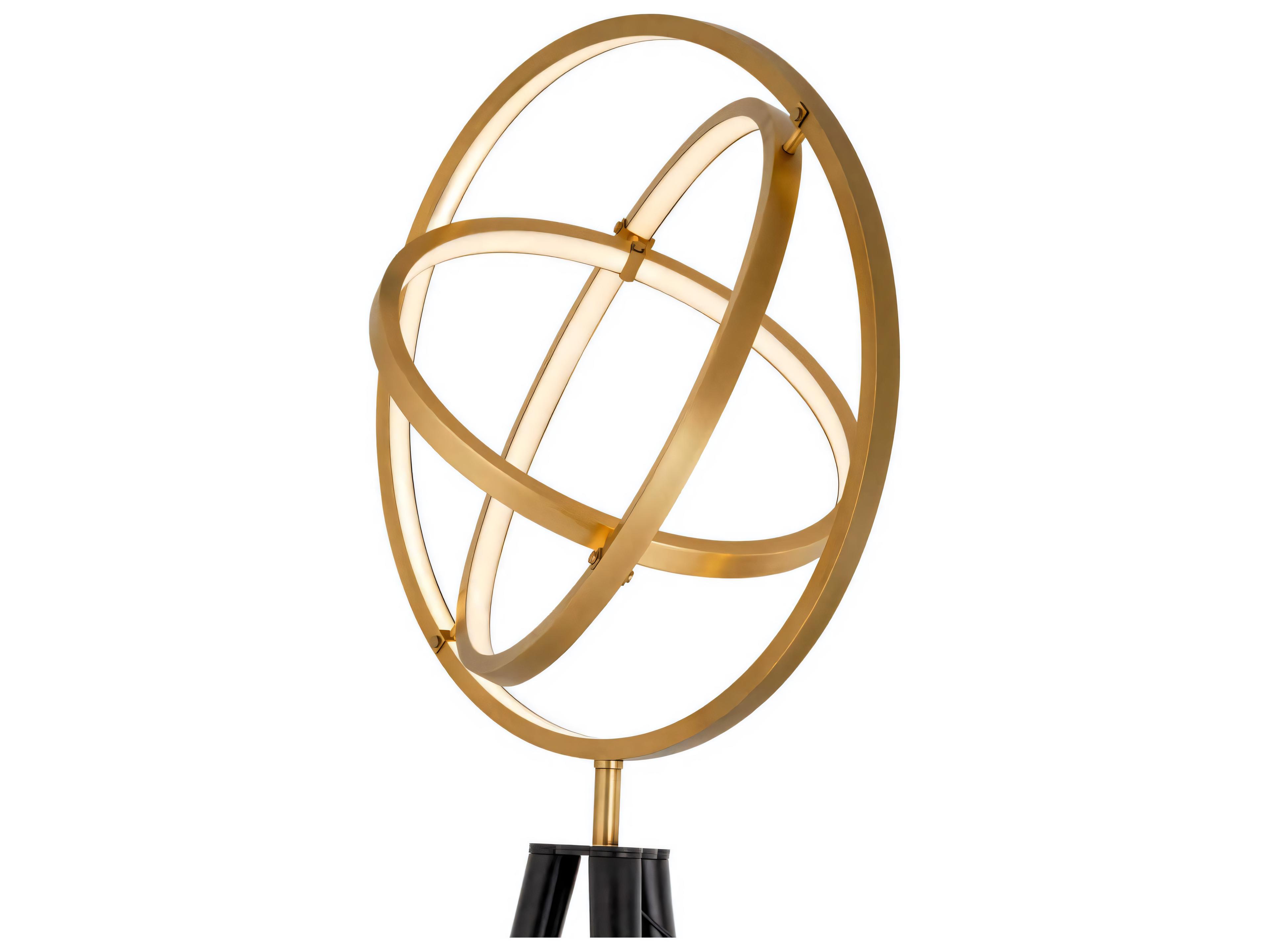 Eichholtz Cassini Antique Brass Floor Lamp