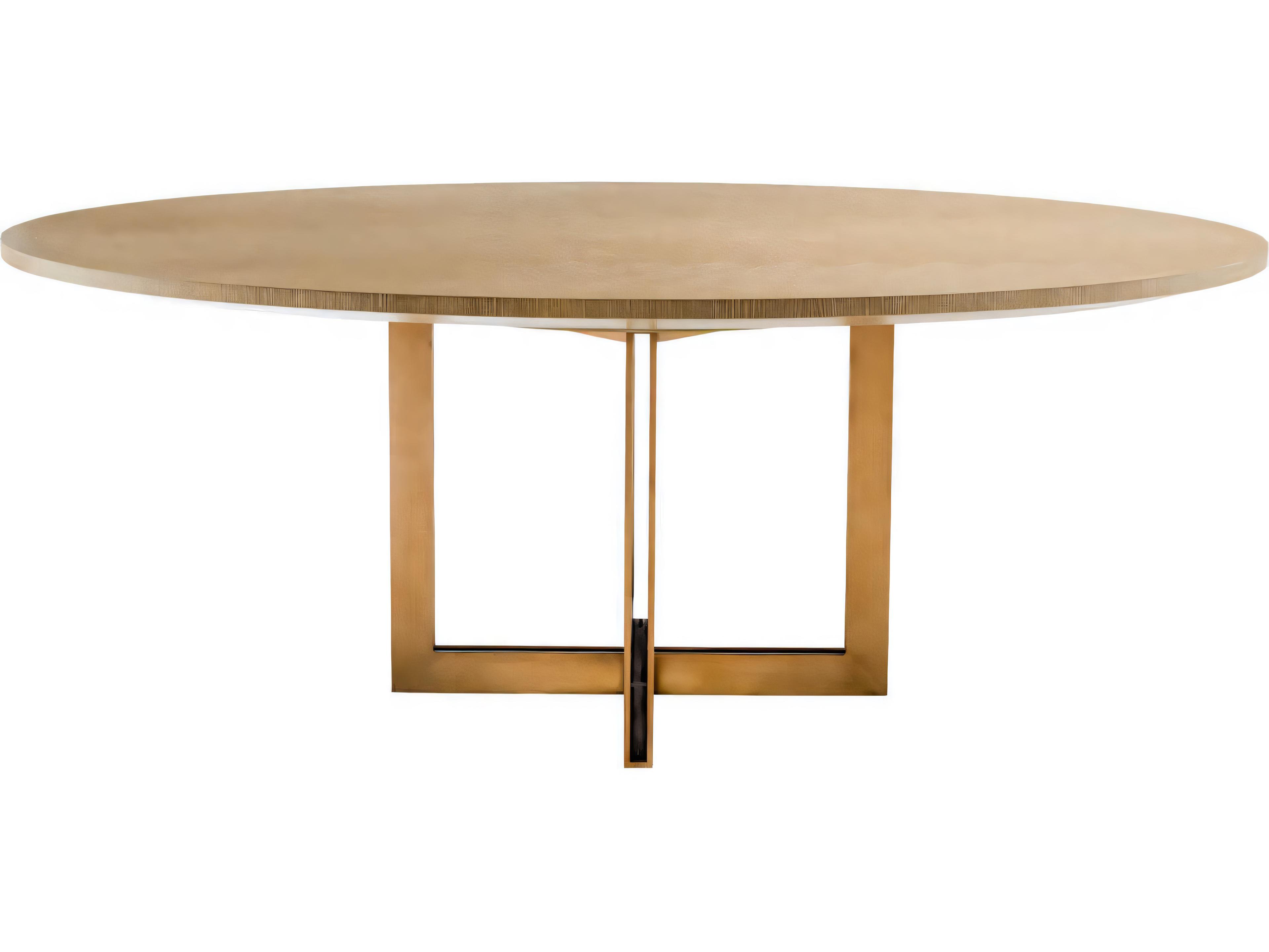 Eichholtz Melchior Oval Washed Oak Veneer Dining Table