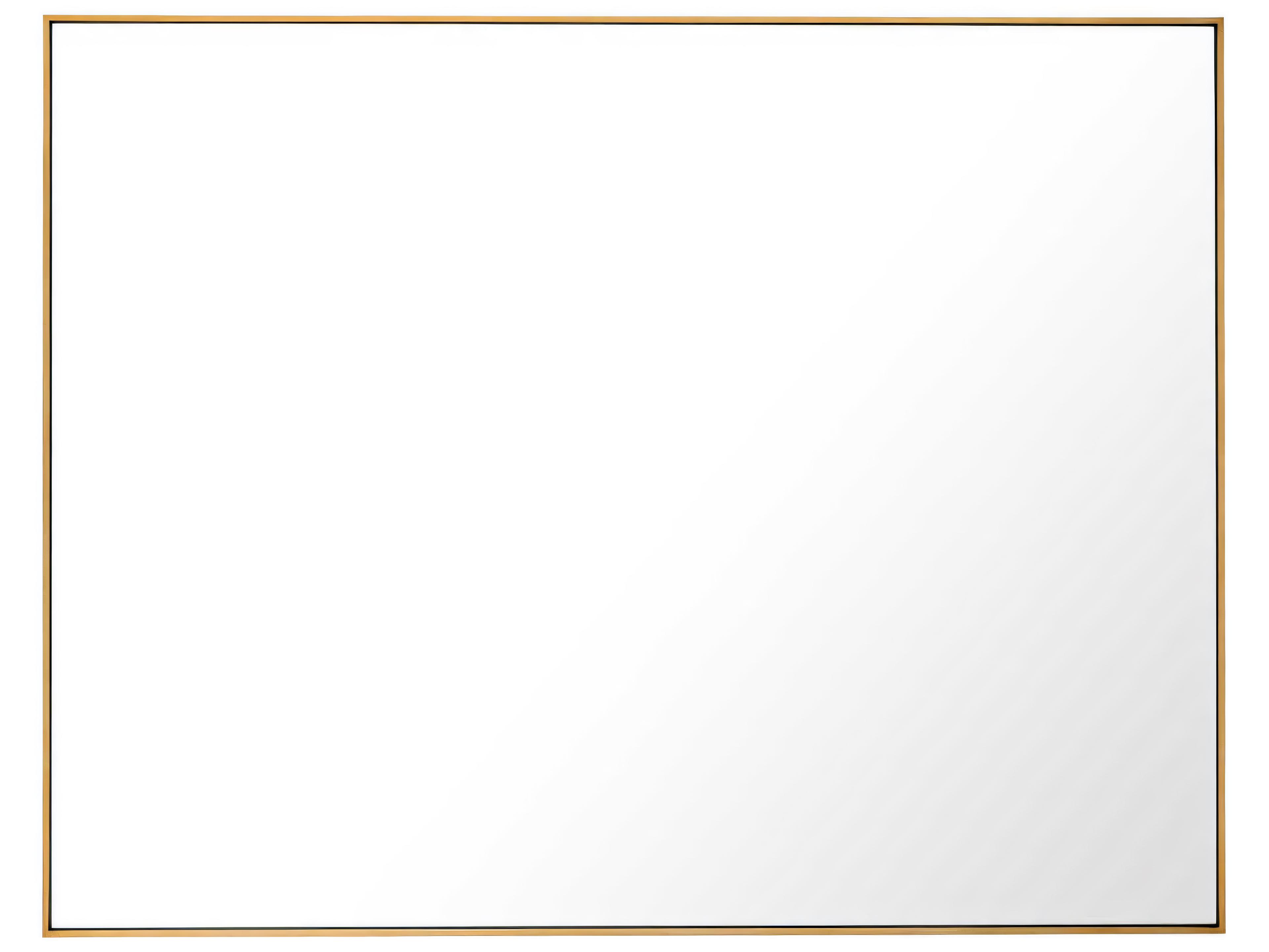 Redondo Rectangular Mirror Gold Finish