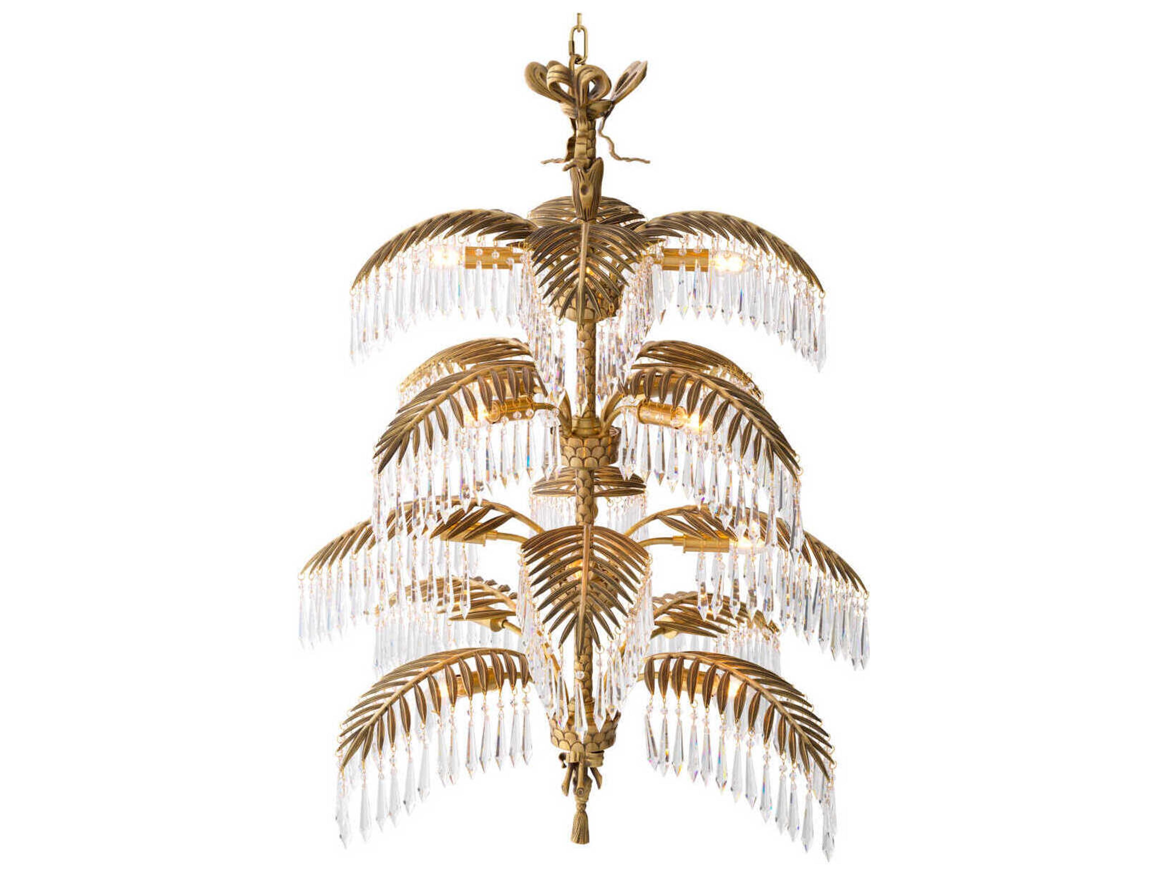 Eichholtz Hildebrandt Xl Ul Vintage Brass Chandelier