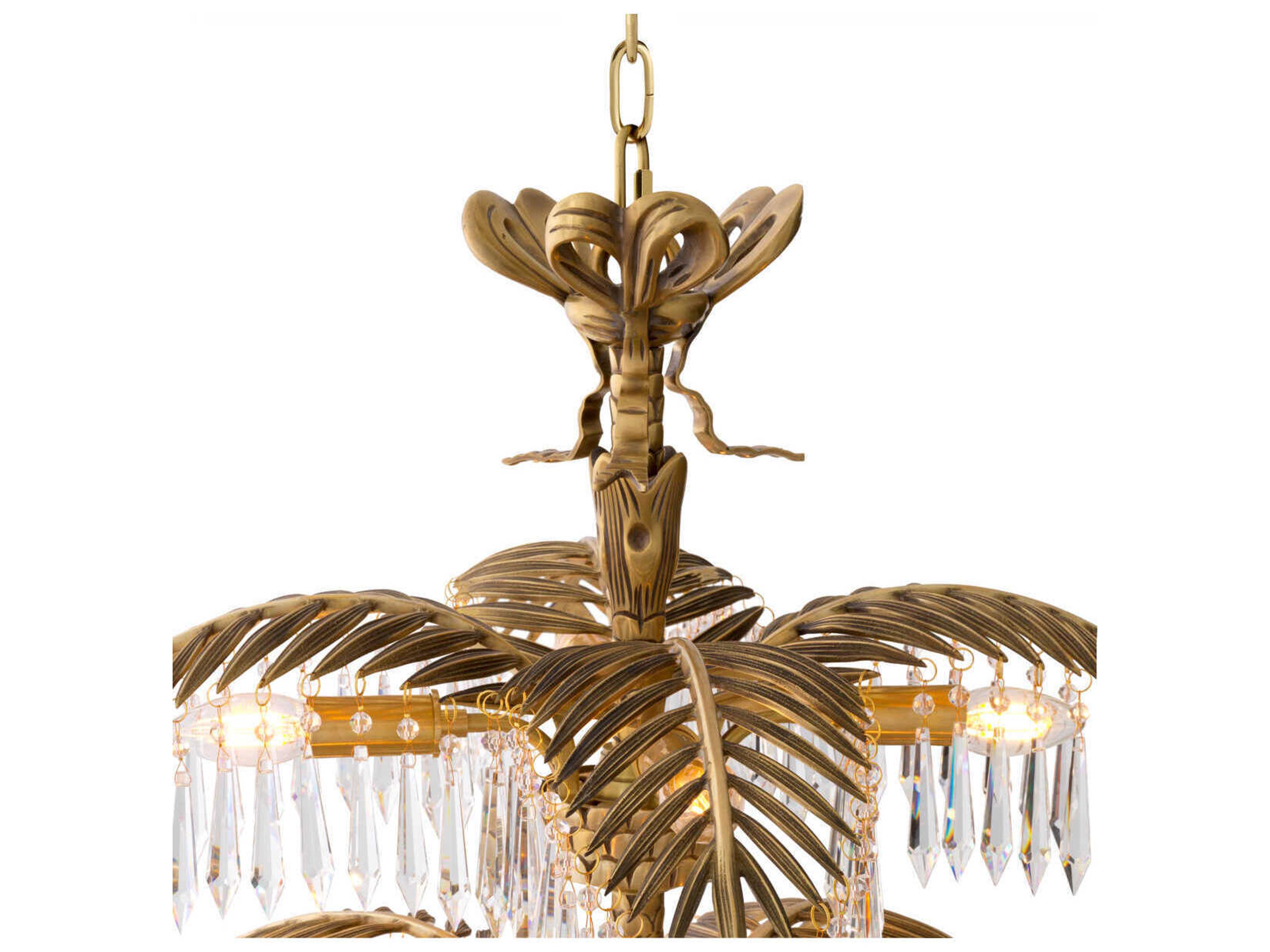 Eichholtz Hildebrandt Xl Ul Vintage Brass Chandelier