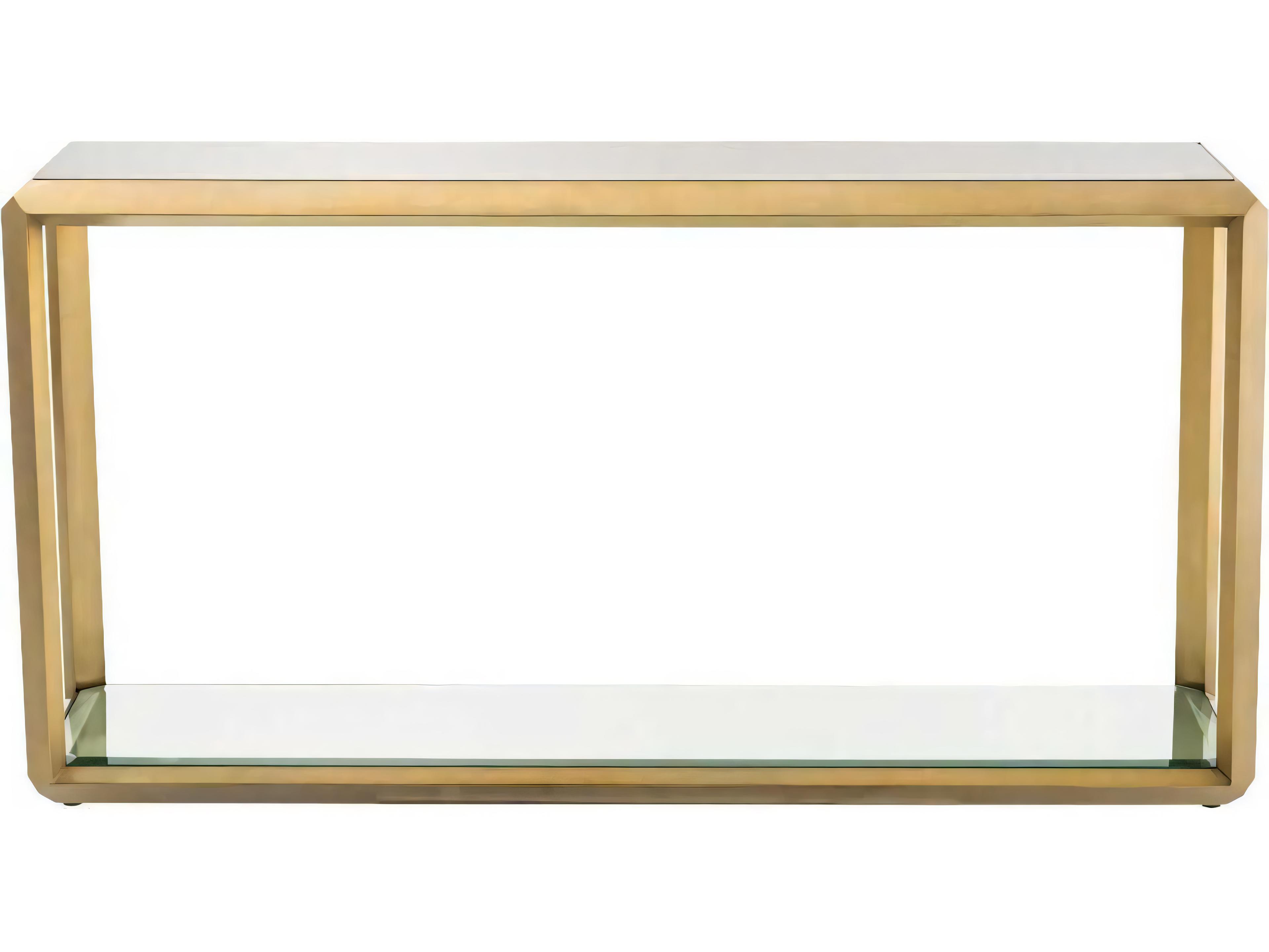 Eichholtz Callum Brushed Brass Console Table