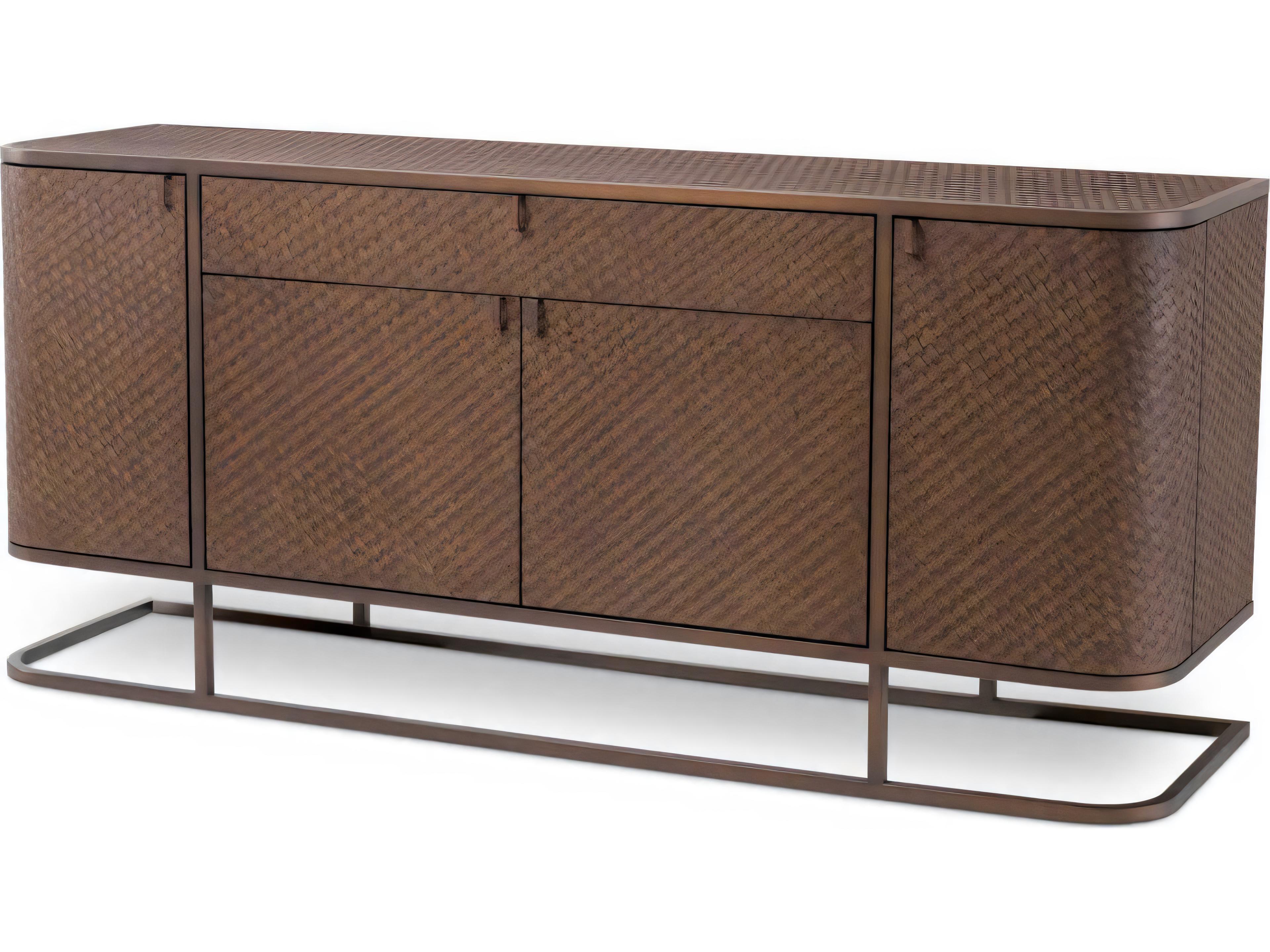 Napa Valley Woven Oak Veneer Dresser