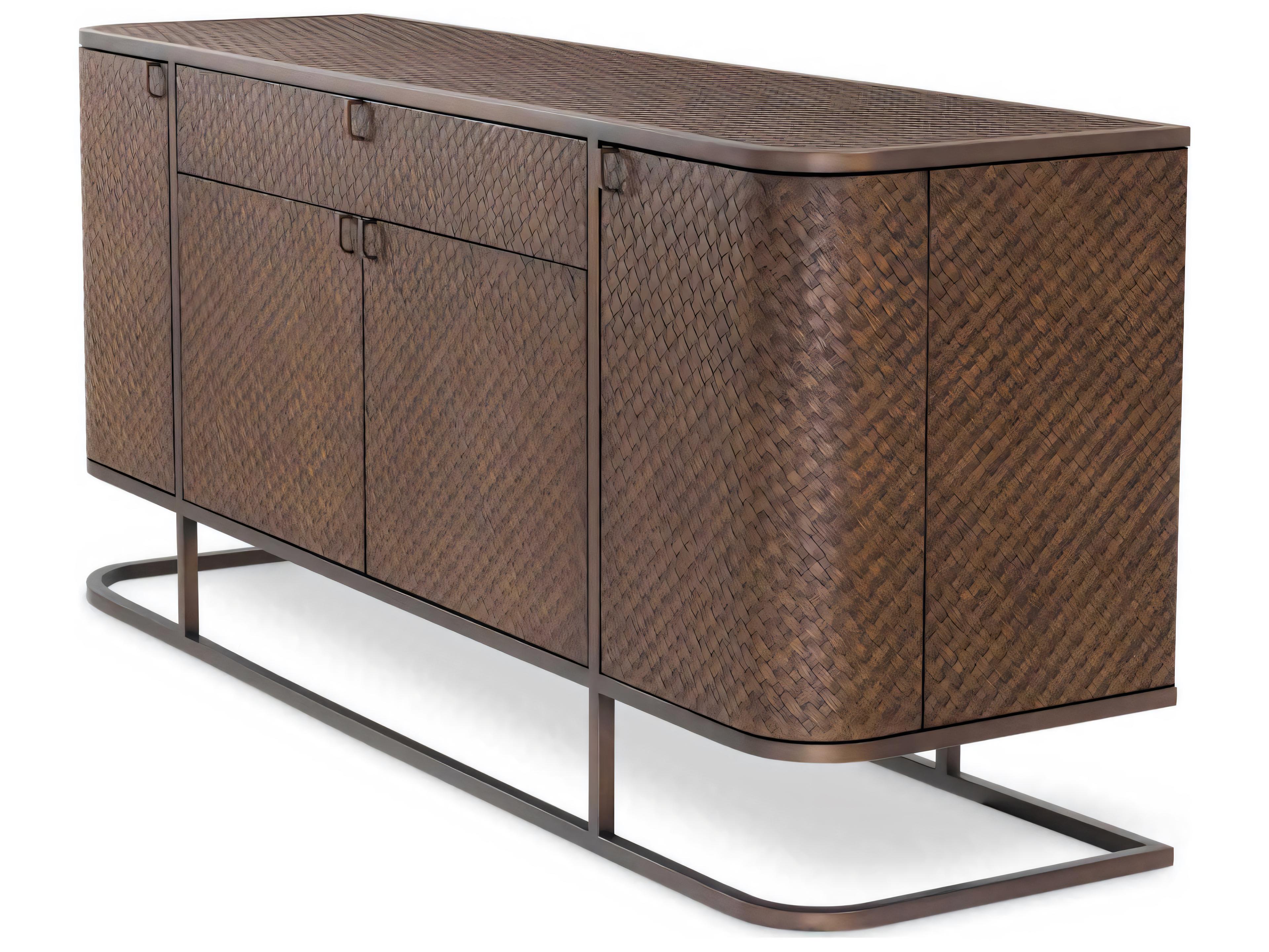 Eichholtz Napa Valley Woven Oak Veneer Dresser