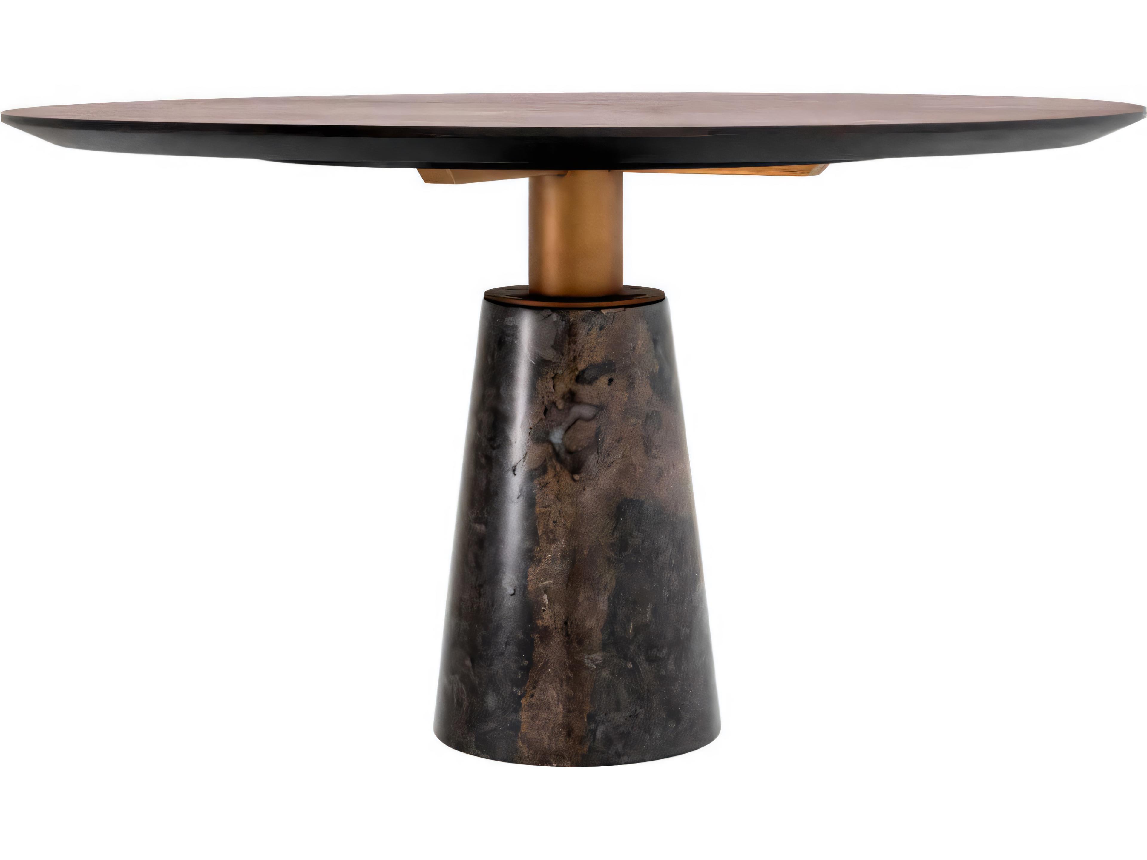 Eichholtz Genova Mocha Straight Oak Veneer Dining Table