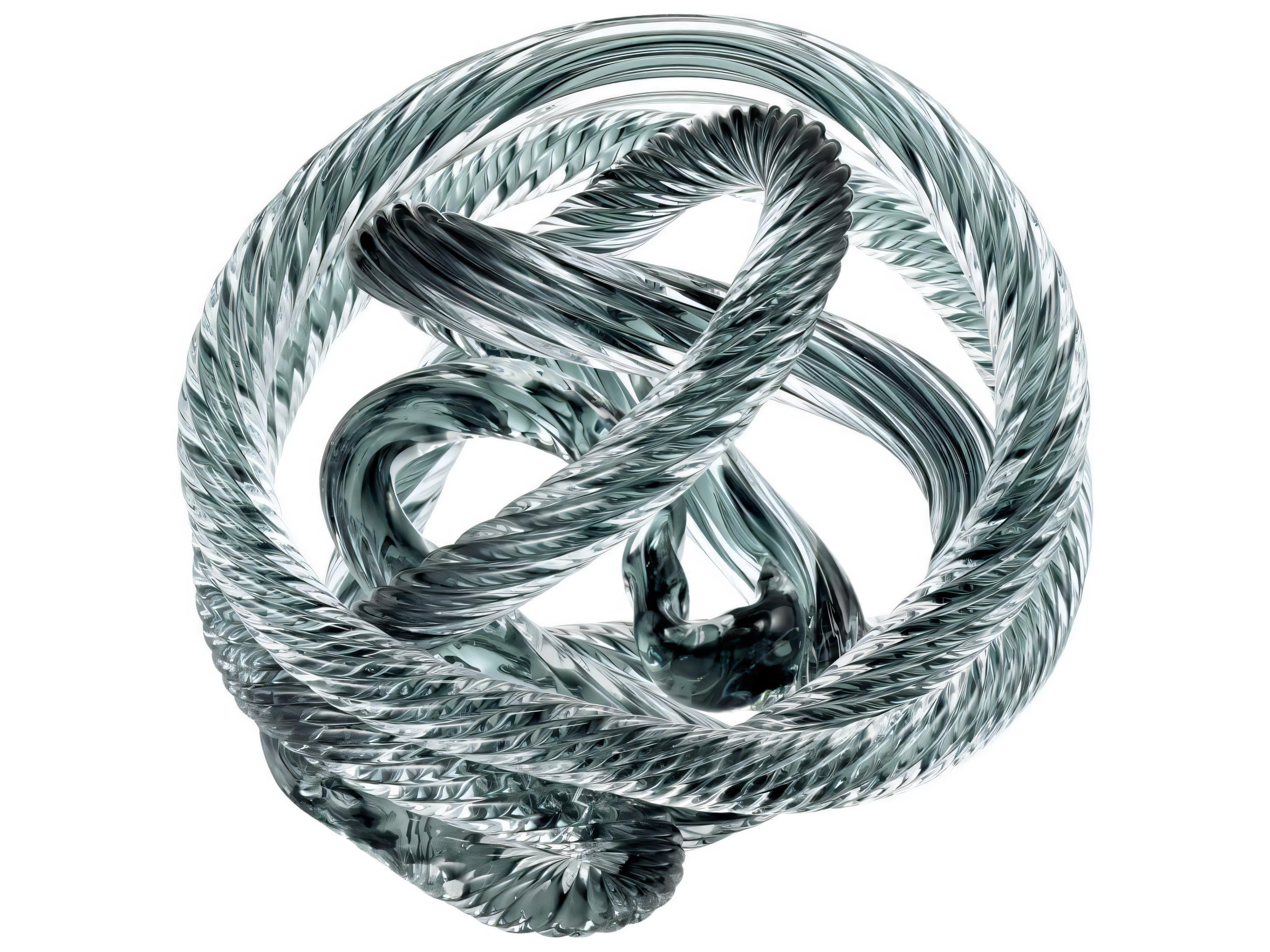 Eichholtz Dominico Grey Blue Glass Desk Accessory