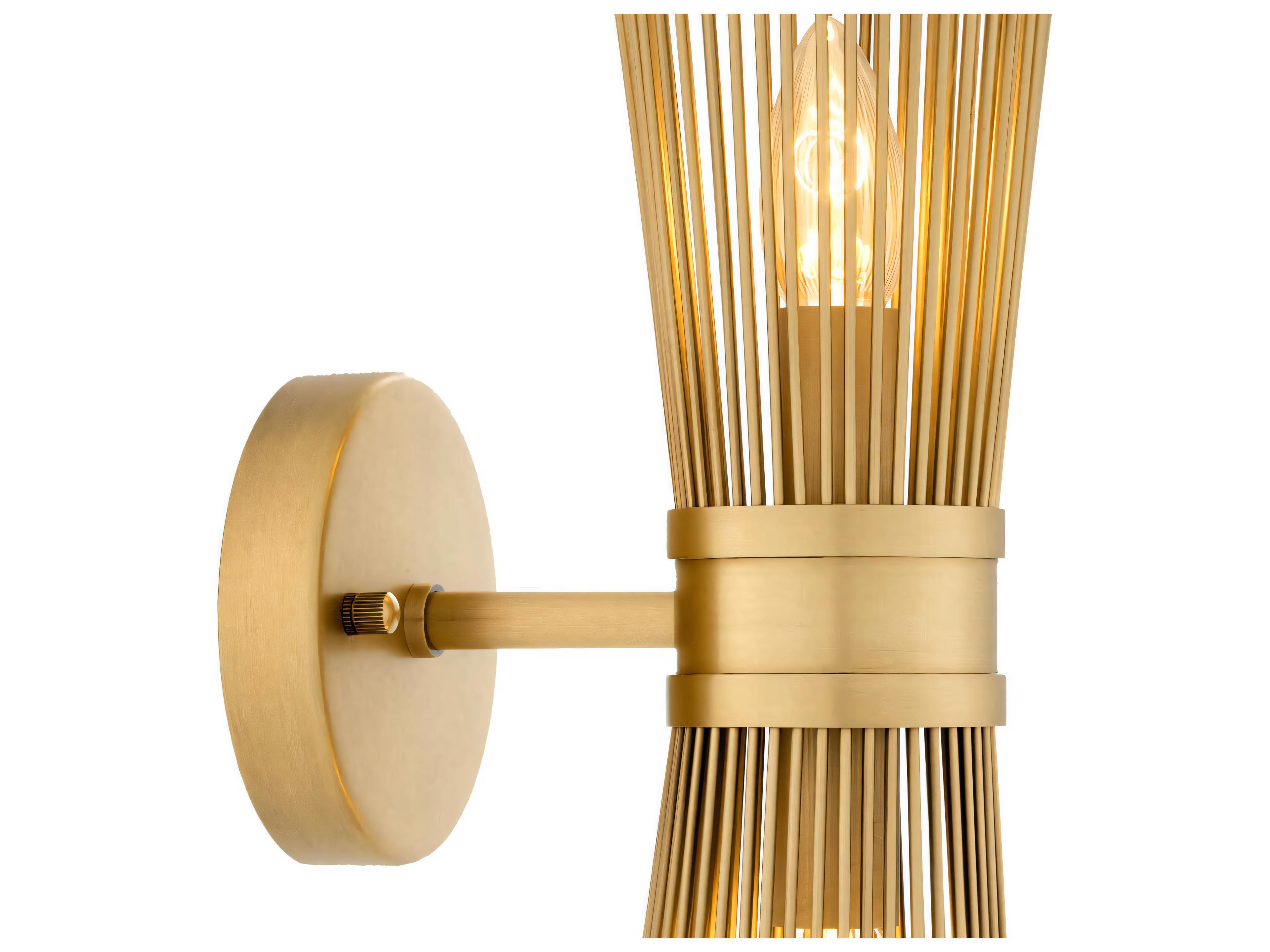 Eichholtz Romeo Double Antique Brass Wall Lamp