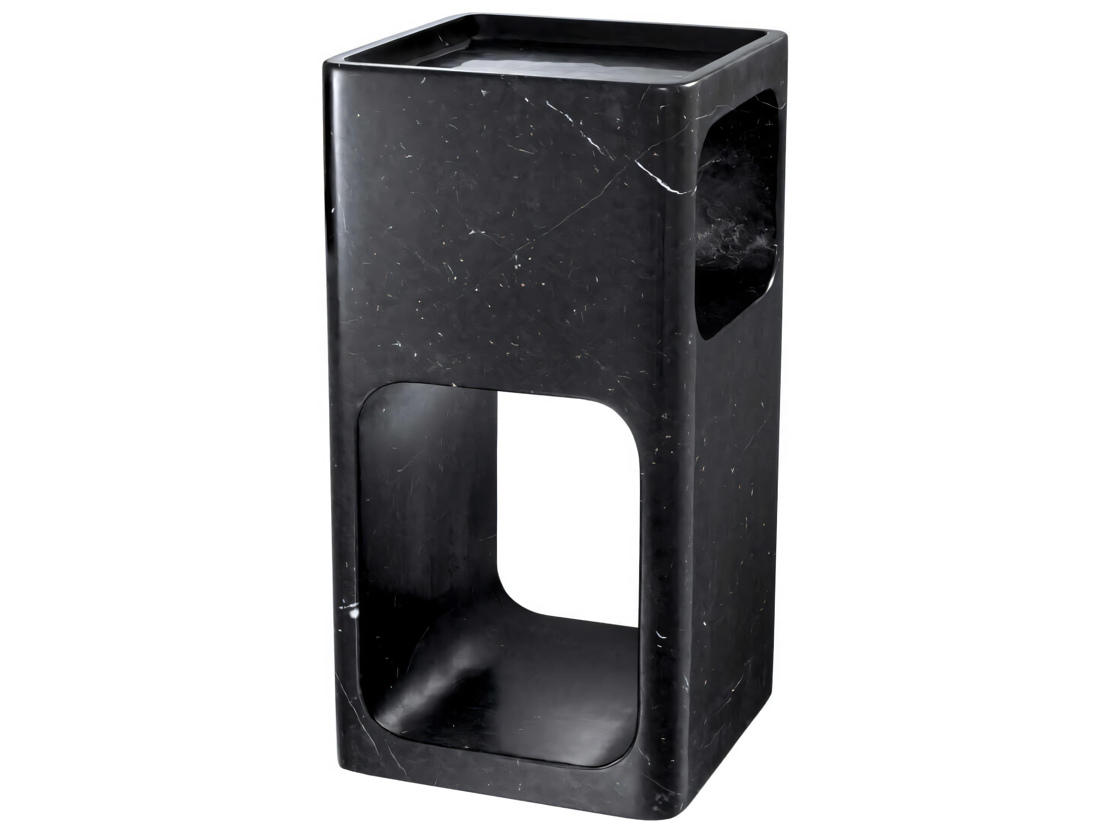 Eichholtz Adler Black Marble Side Table