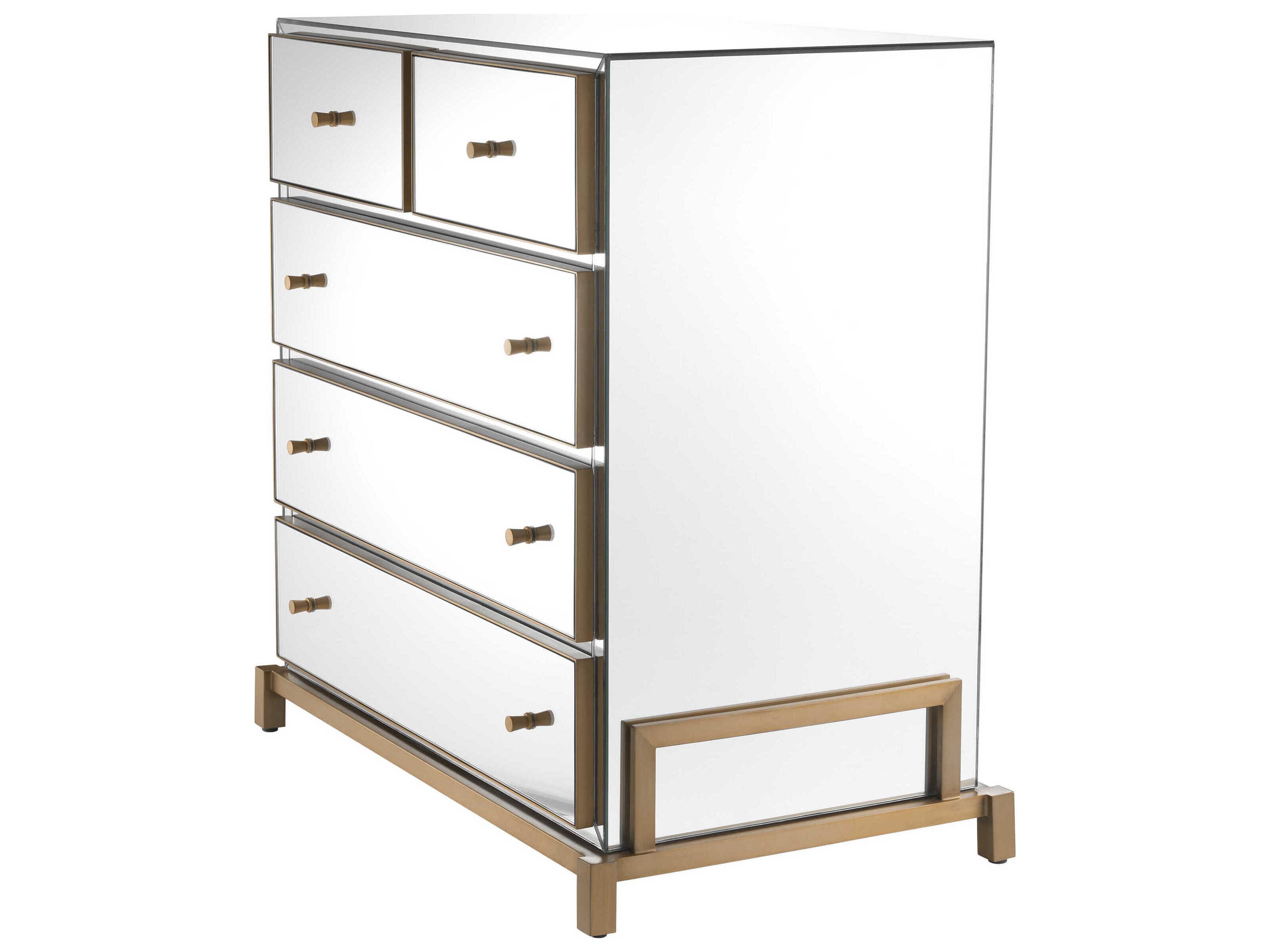 Chest Clarington Mirror Glass Drawer