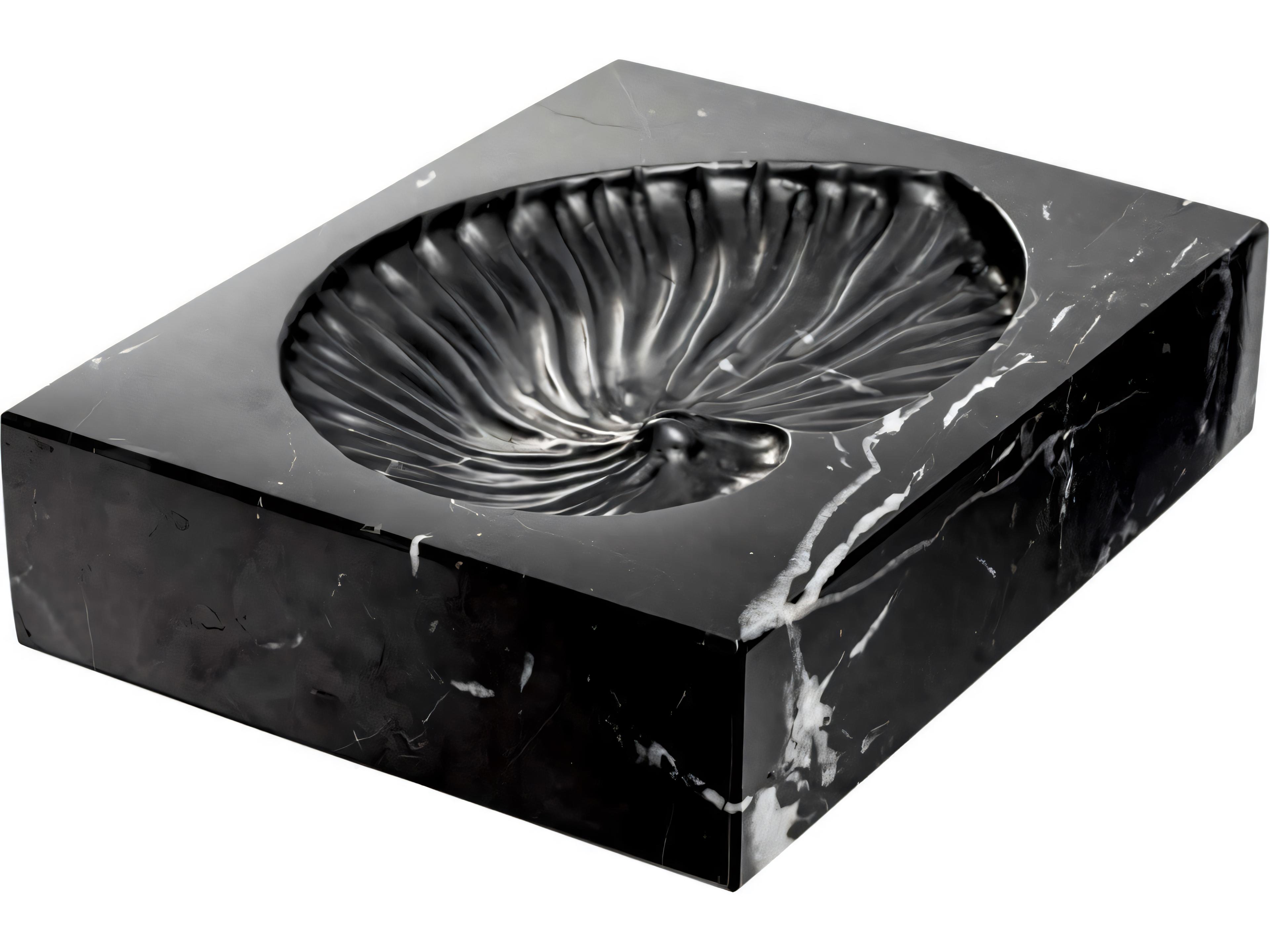 Eichholtz Conchiglia Black Marble Object