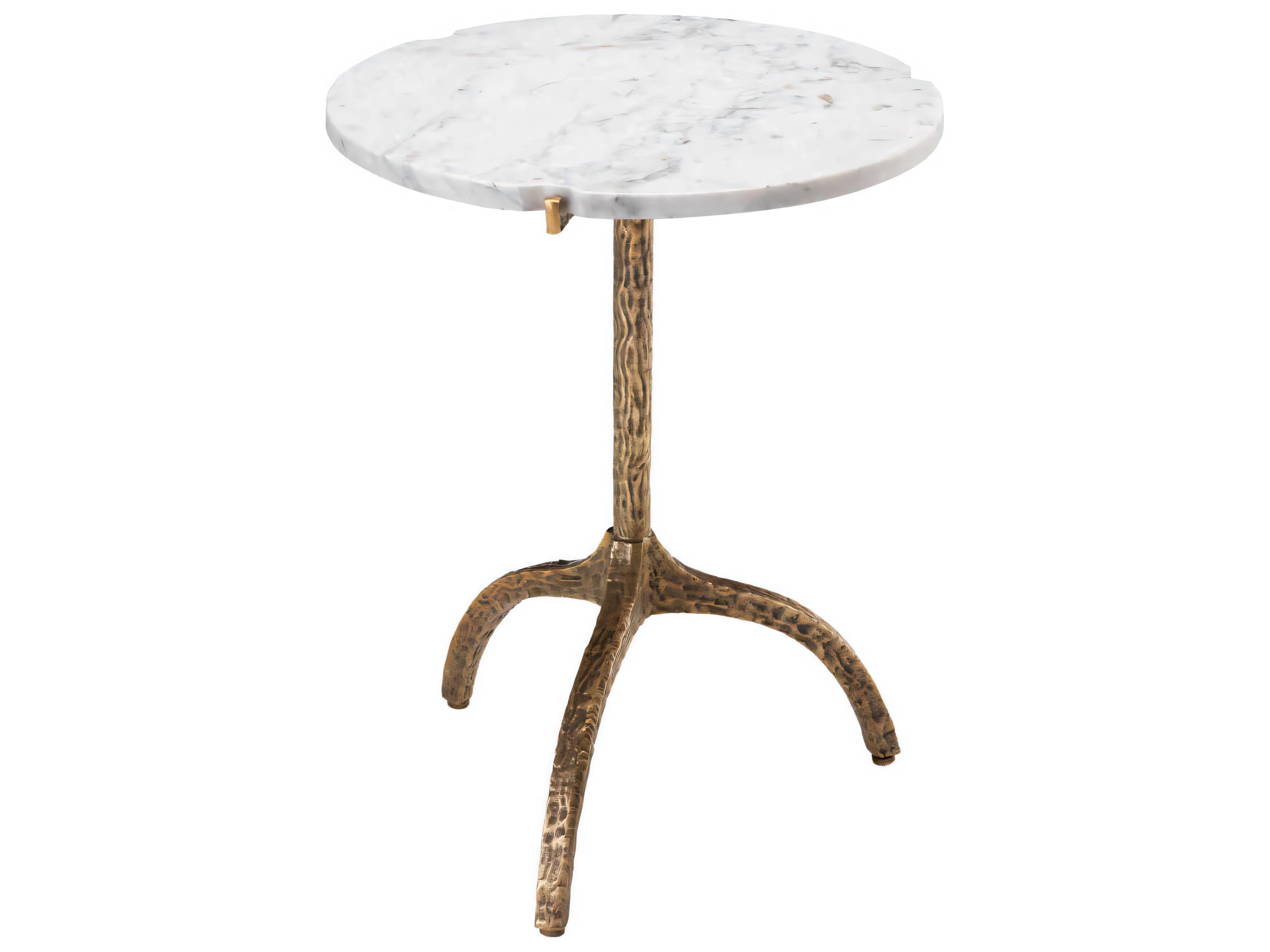 Eichholtz Cortina Vintage Brass Side Table