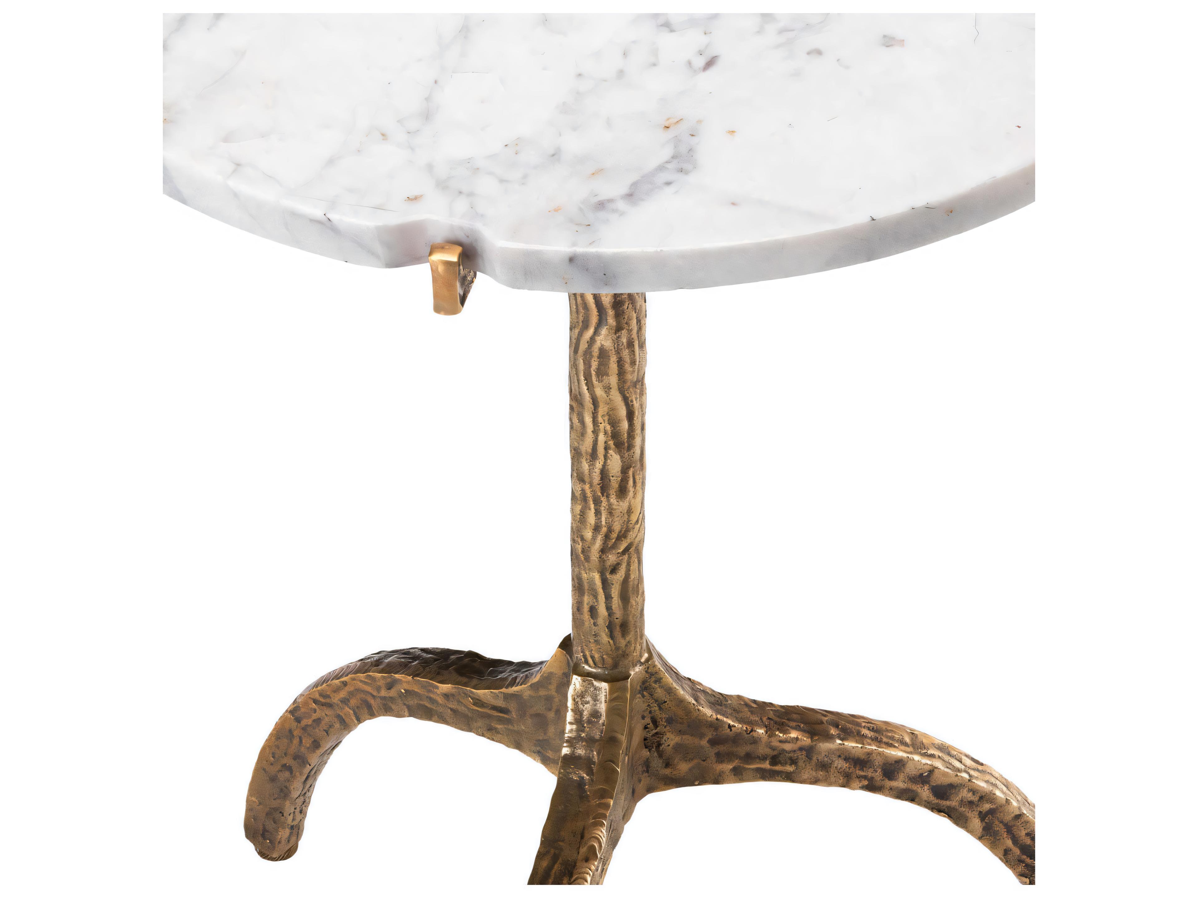 Eichholtz Cortina Vintage Brass Side Table