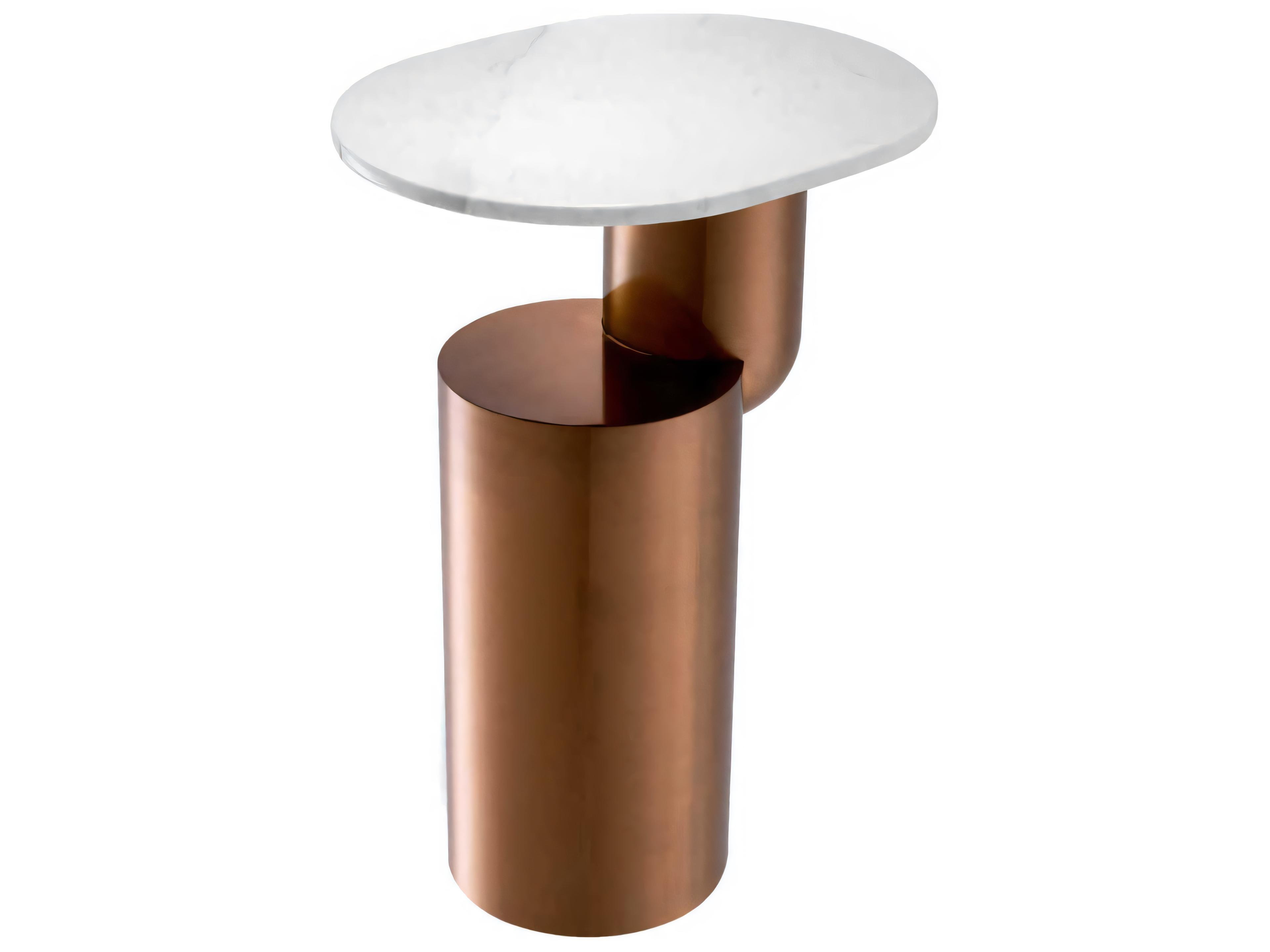 Eichholtz Tosca Brushed Copper Side Table