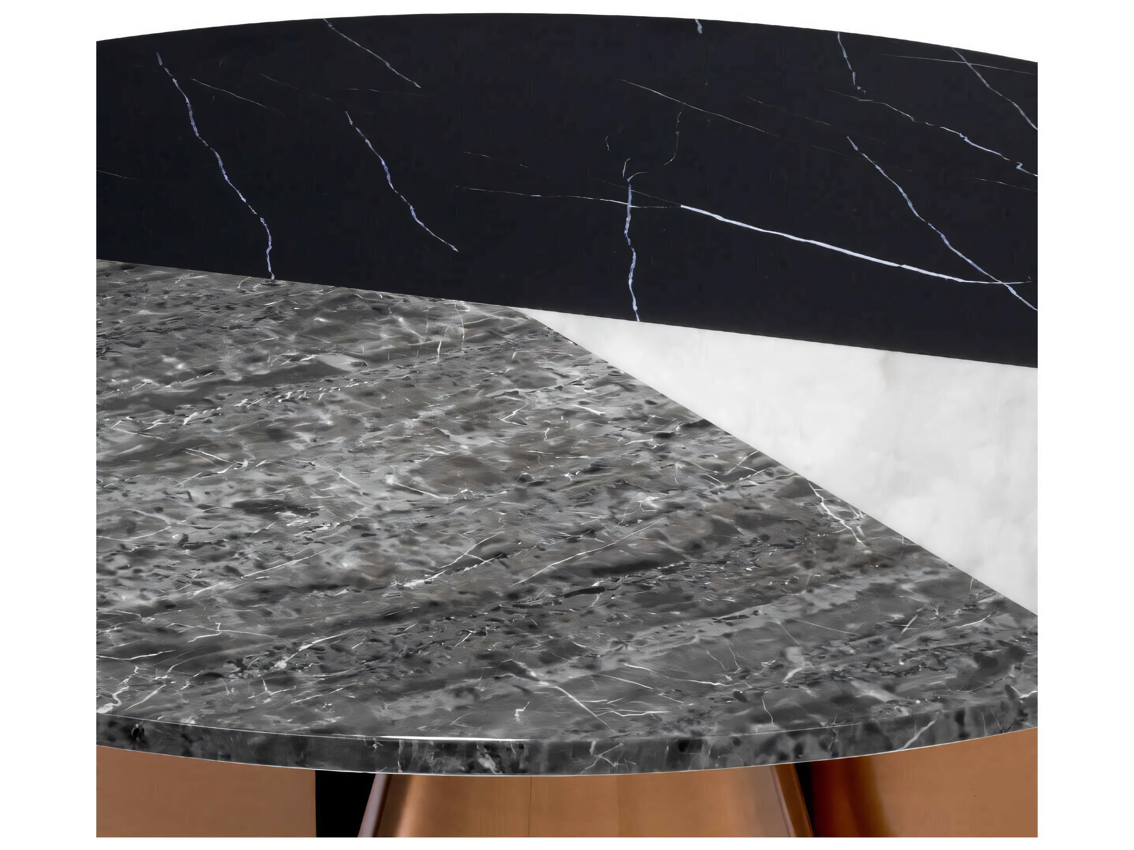 Eichholtz Tricolori Brushed Copper Coffee Table